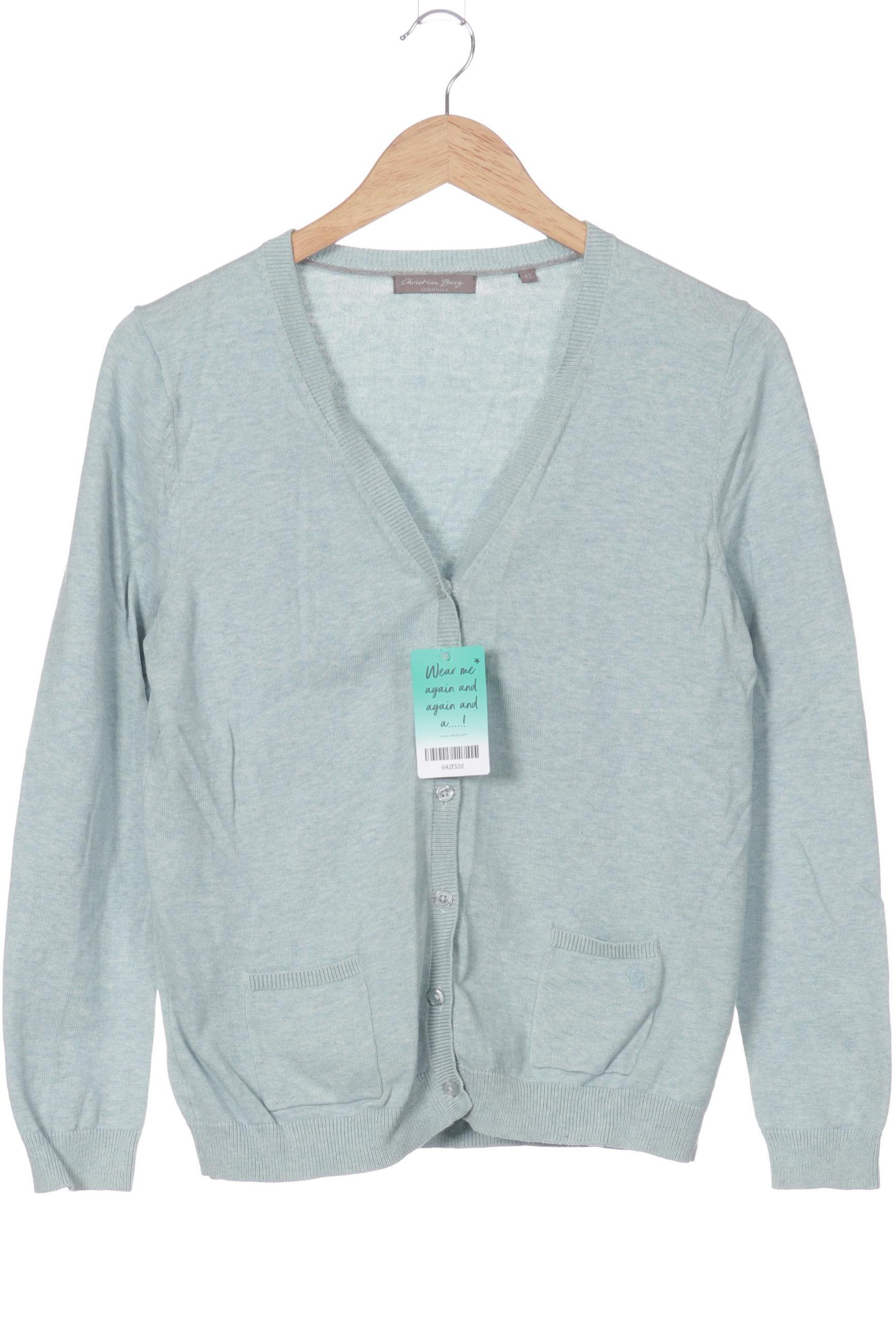 

Christian Berg Damen Strickjacke, blau, Gr. 42