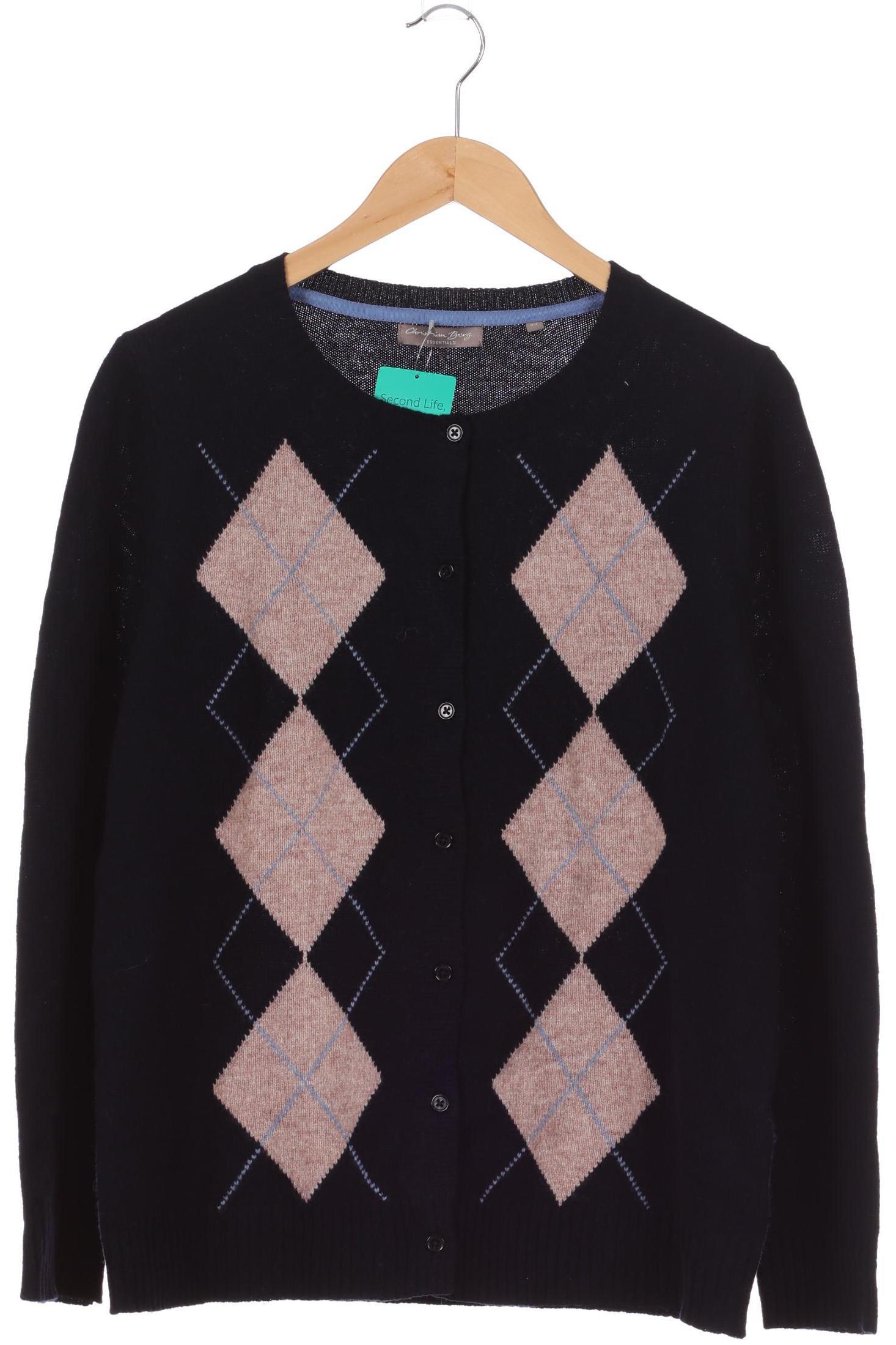 

Christian Berg Damen Strickjacke, blau, Gr. 44