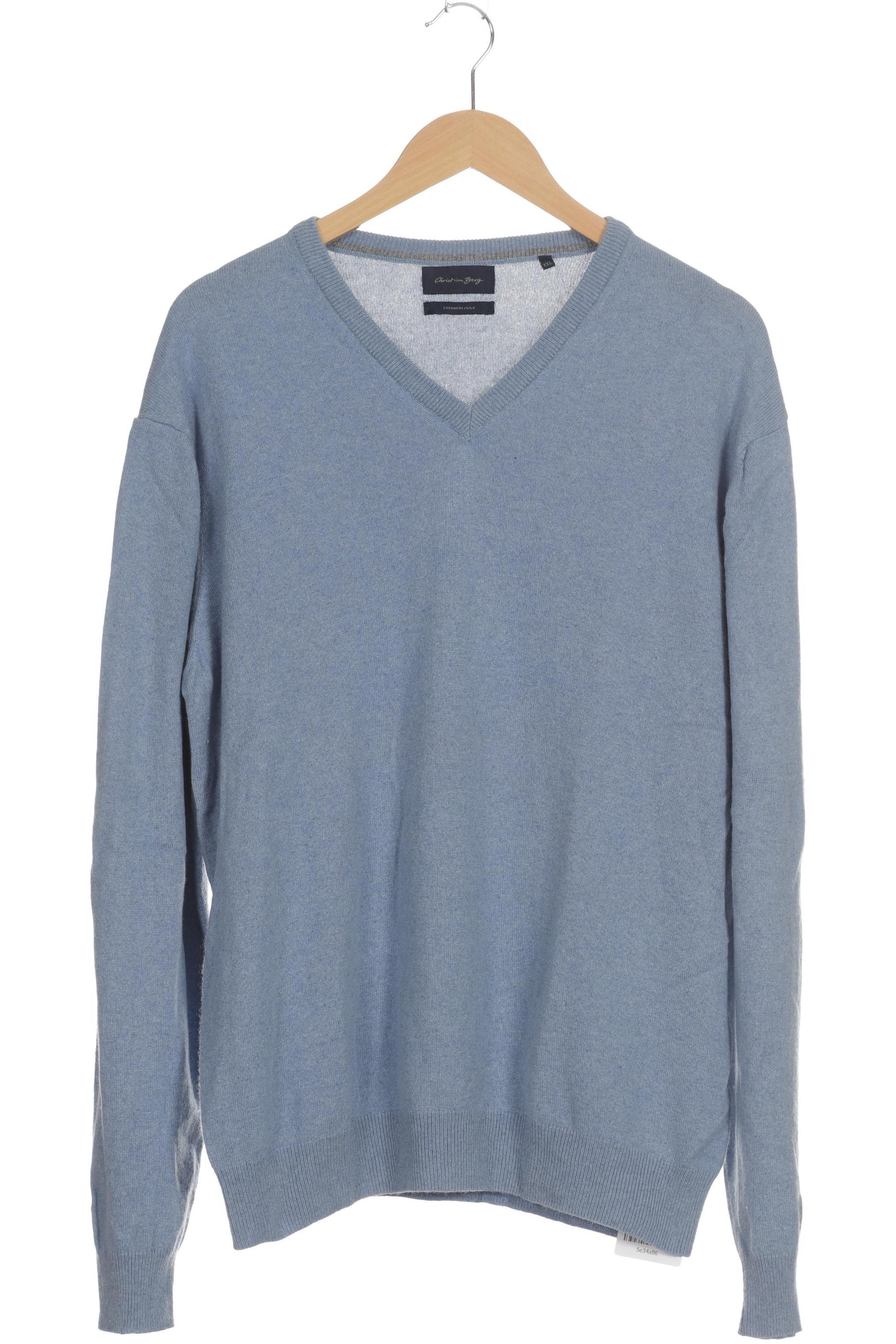 

Christian Berg Herren Pullover, blau, Gr.
