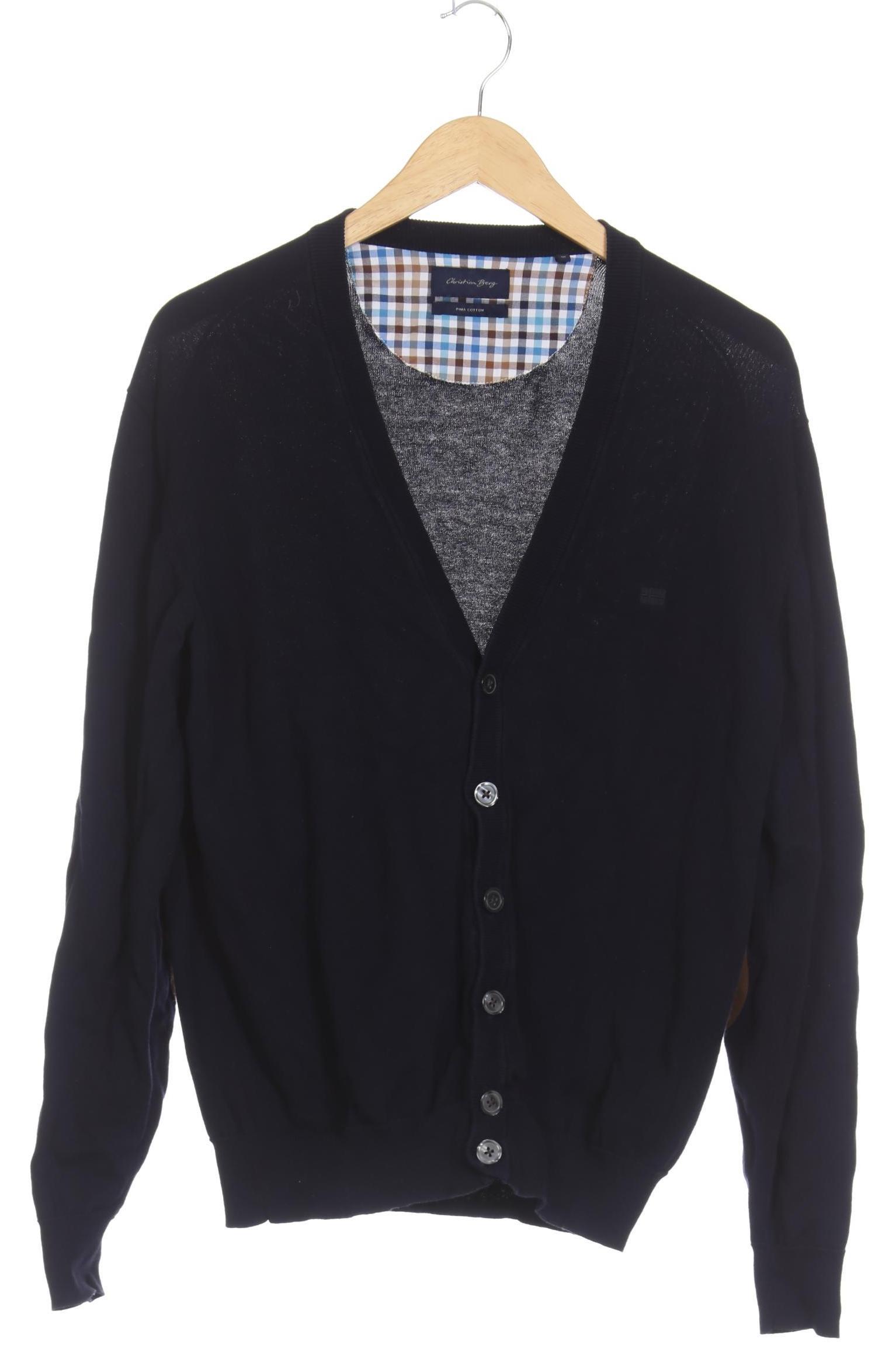 

Christian Berg Herren Strickjacke, blau, Gr.