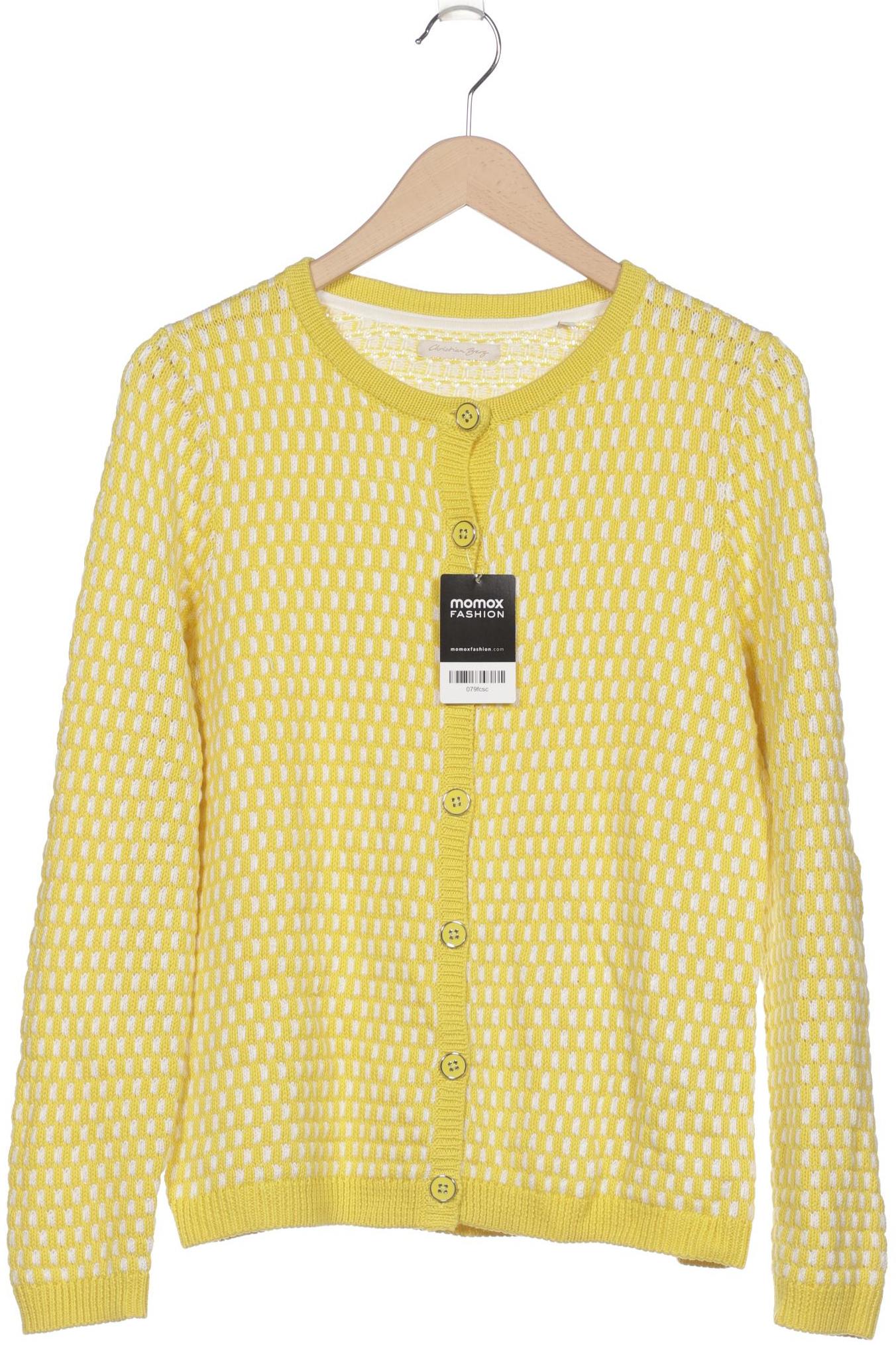

Christian Berg Damen Strickjacke, gelb, Gr. 42