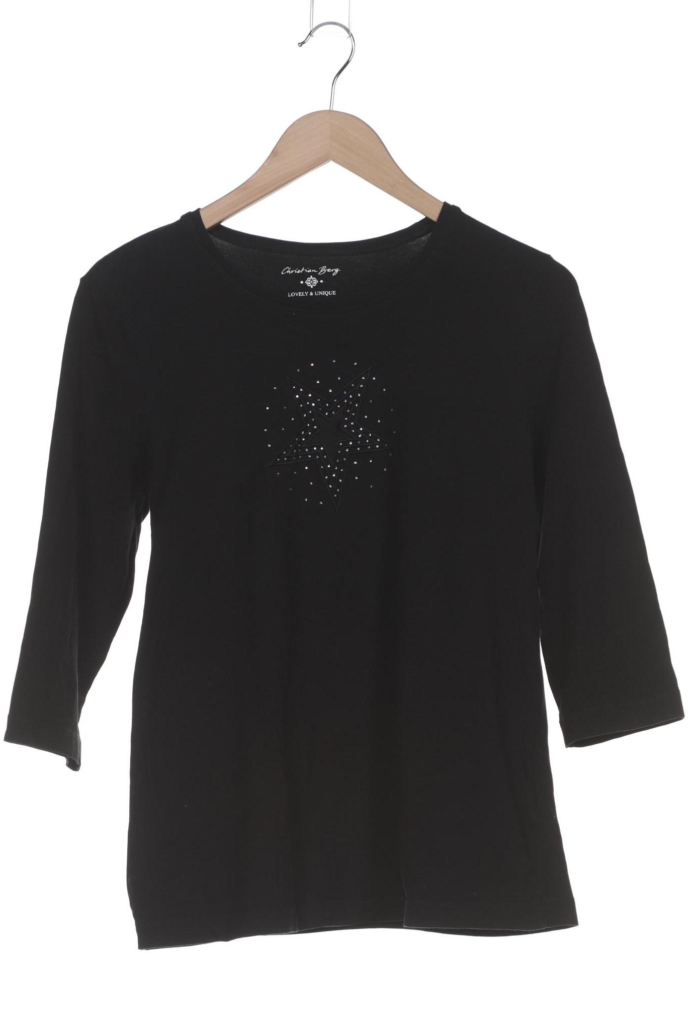 

Christian Berg Damen Langarmshirt, schwarz, Gr. 42