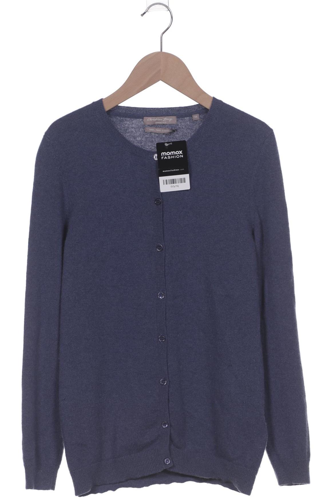 

Christian Berg Damen Strickjacke, blau, Gr. 38