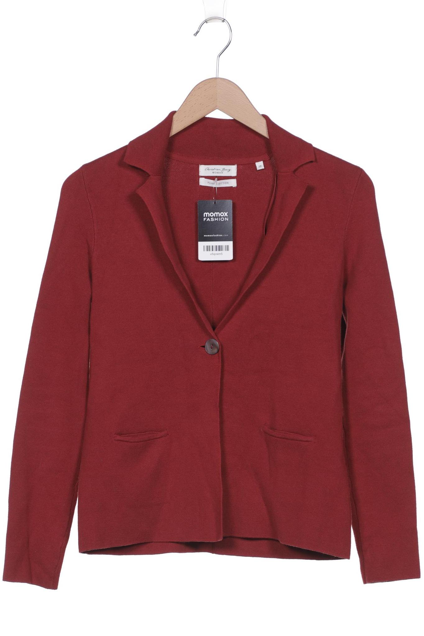 

Christian Berg Damen Strickjacke, rot, Gr. 38