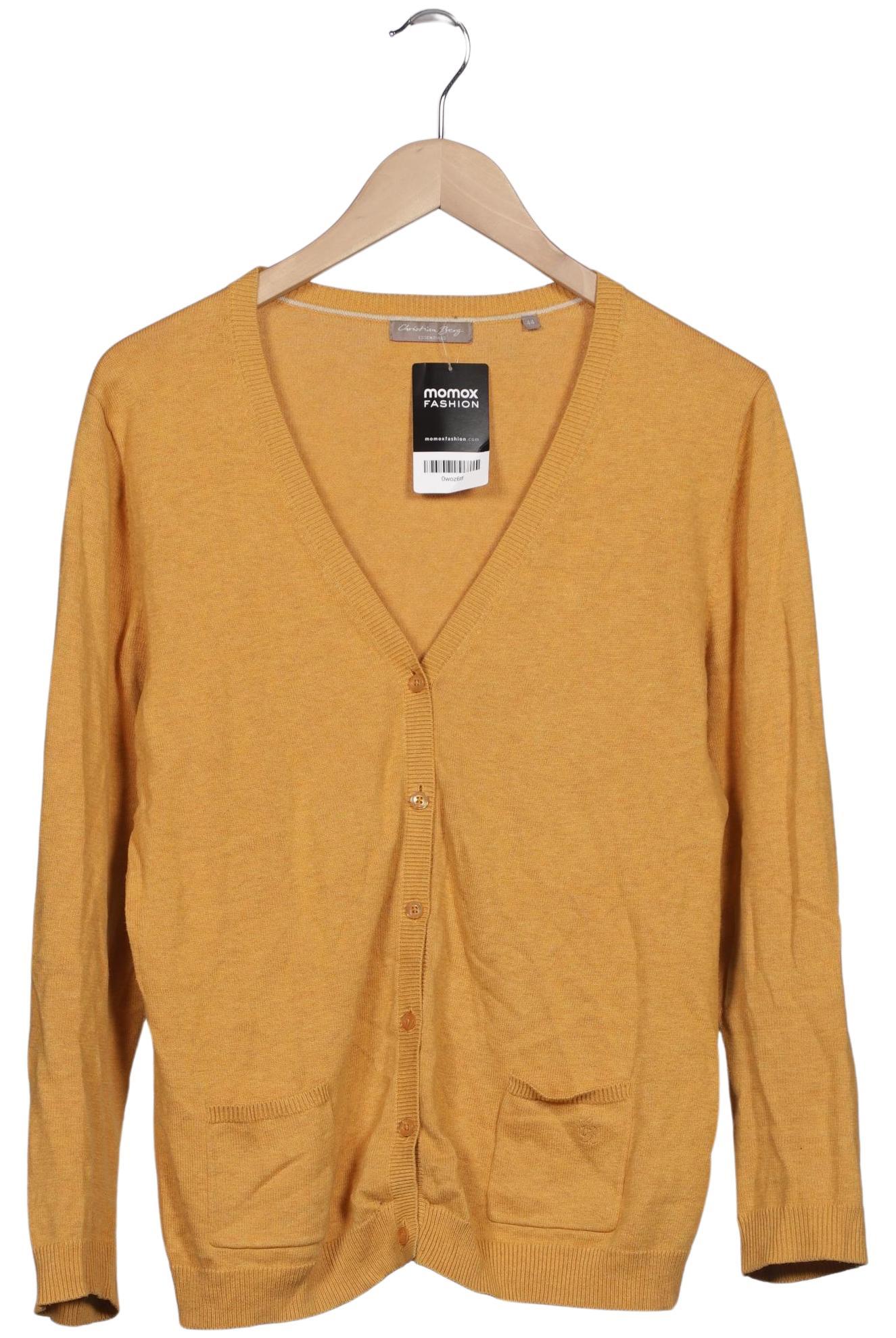 

Christian Berg Damen Strickjacke, gelb, Gr. 44