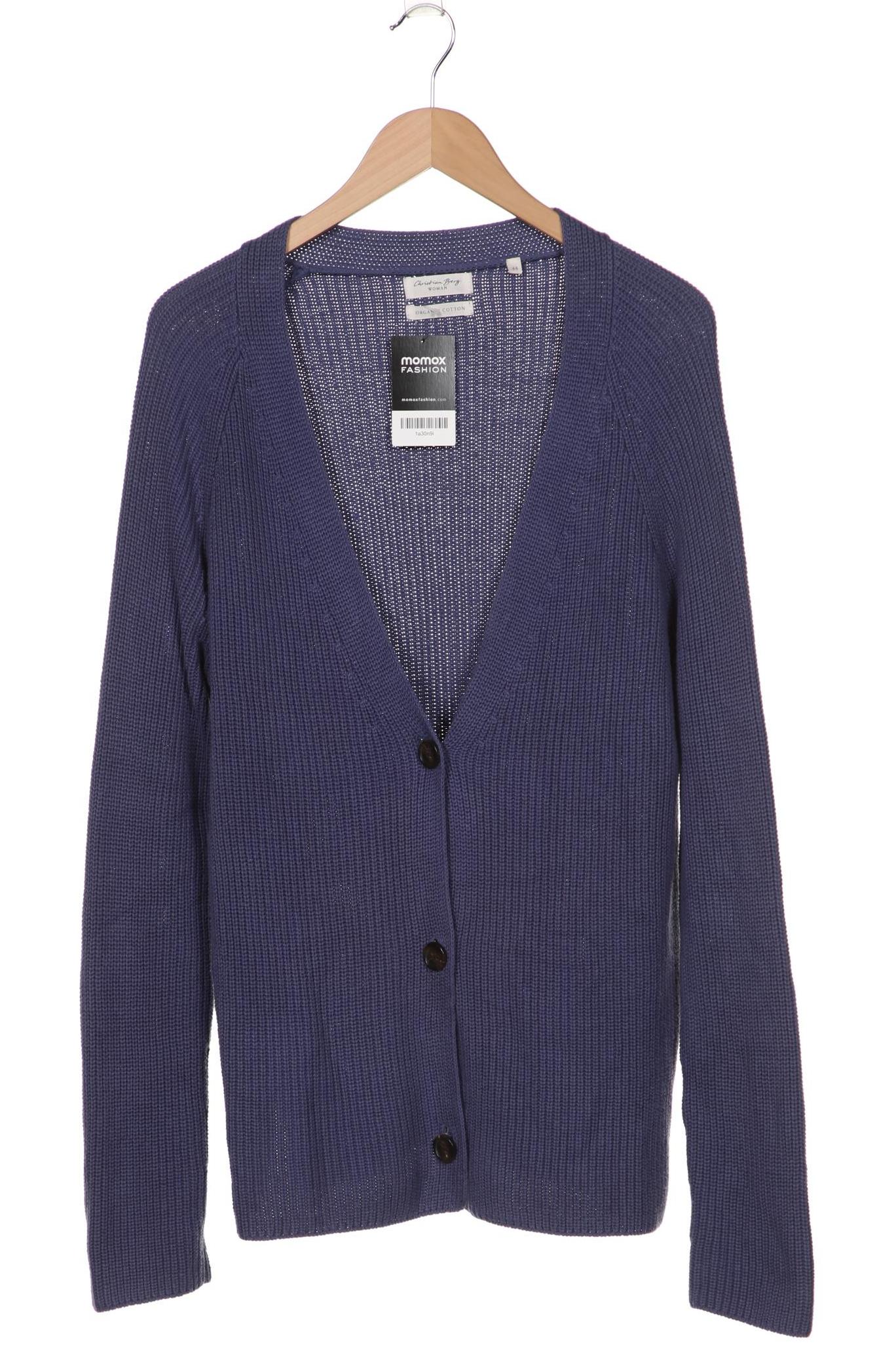

Christian Berg Damen Strickjacke, blau, Gr. 44