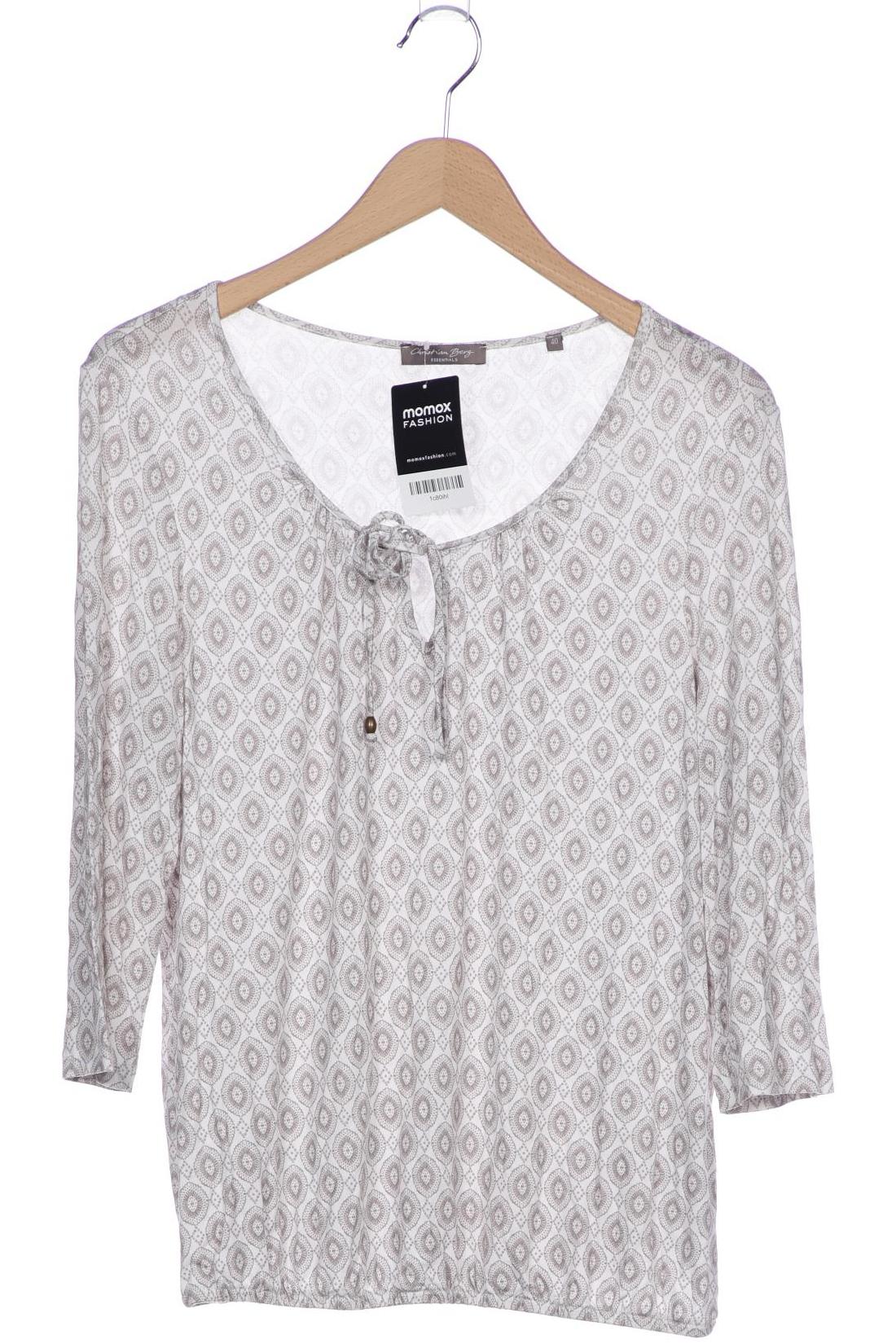 

Christian Berg Damen Langarmshirt, weiß, Gr. 40