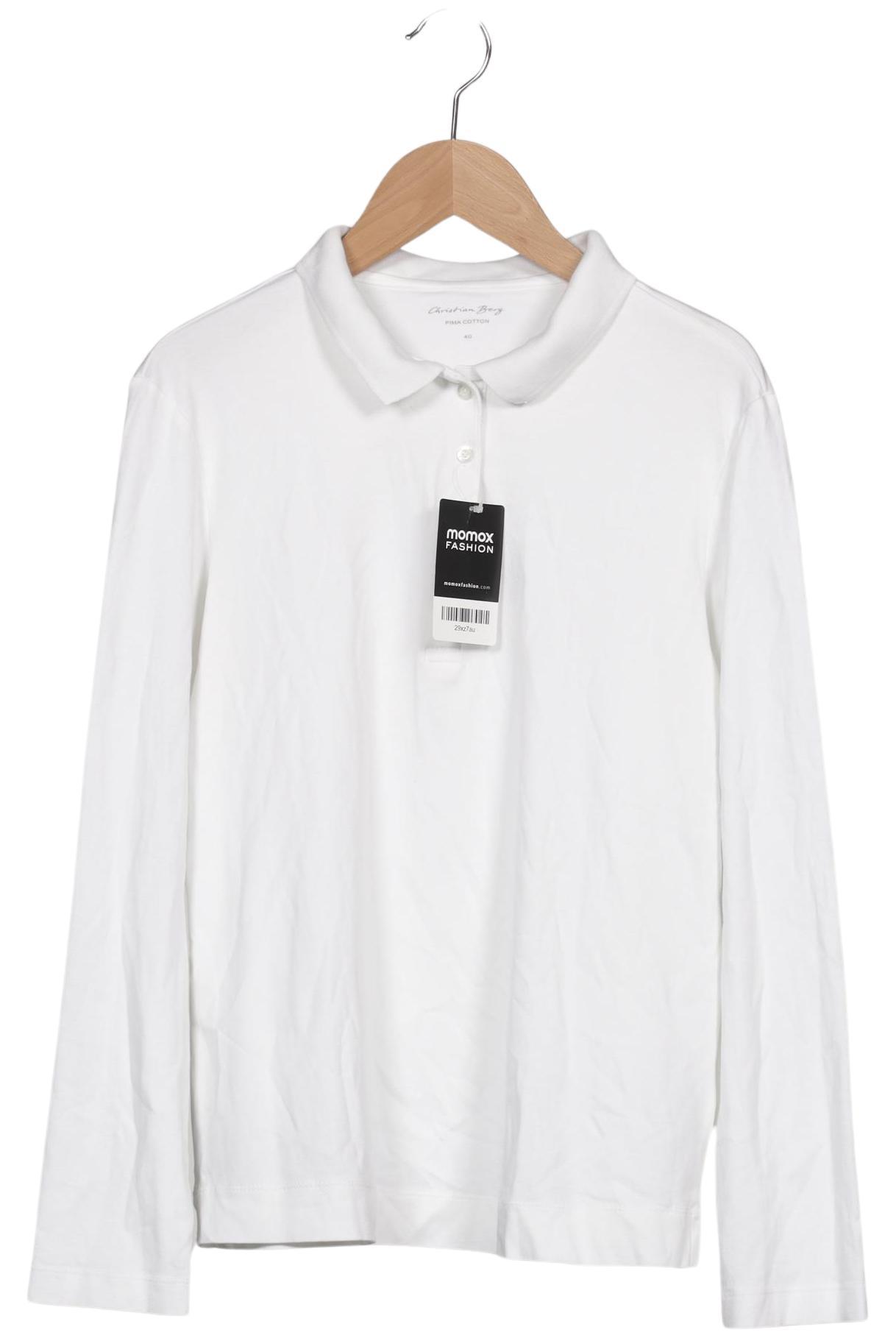 

Christian Berg Damen Poloshirt, weiß, Gr. 40