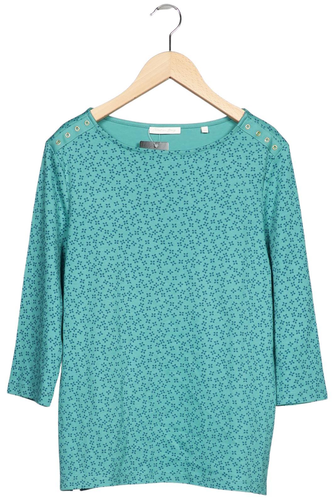 

Christian Berg Damen Langarmshirt, türkis, Gr. 40