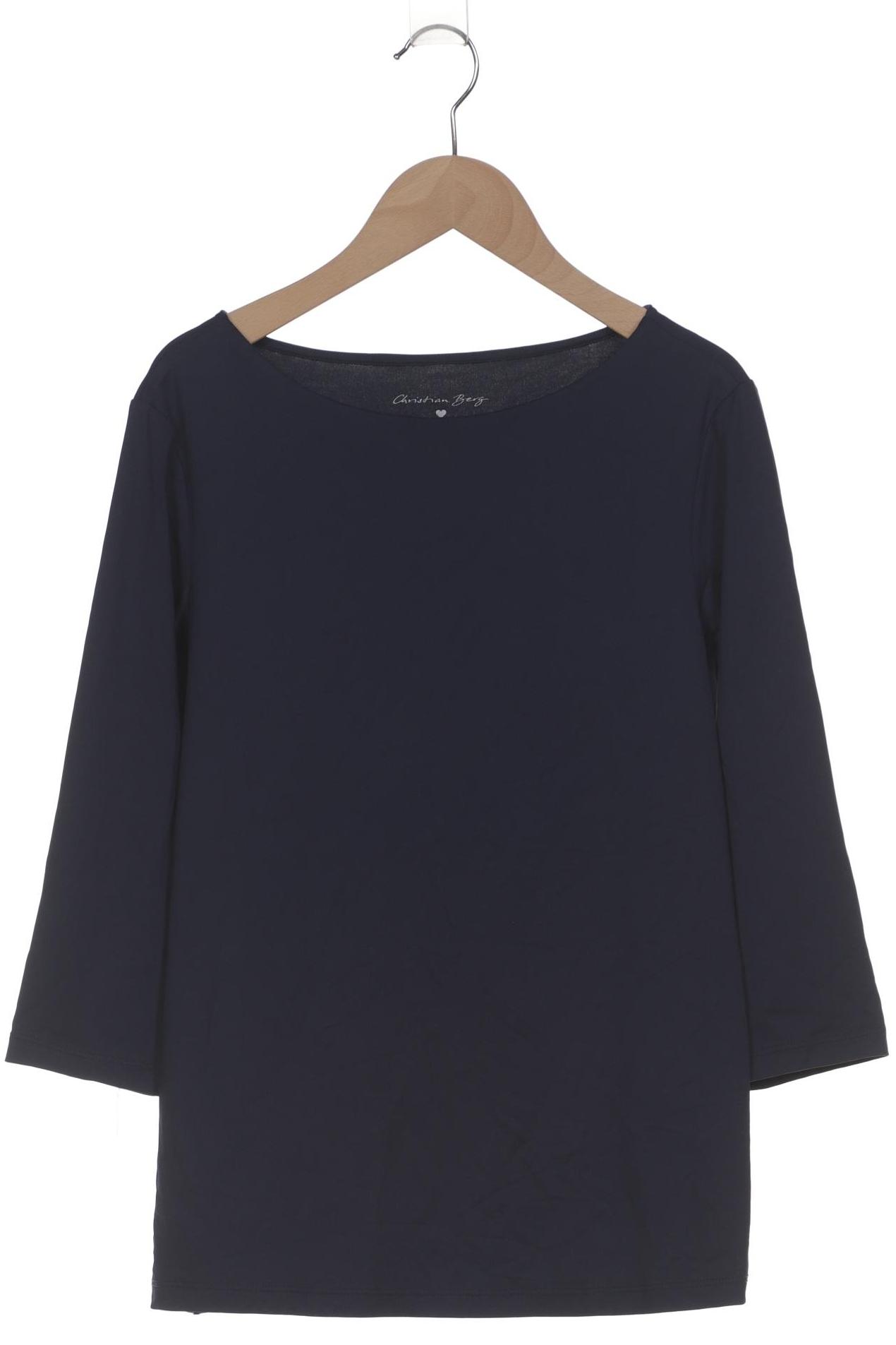 

Christian Berg Damen Langarmshirt, marineblau, Gr. 38