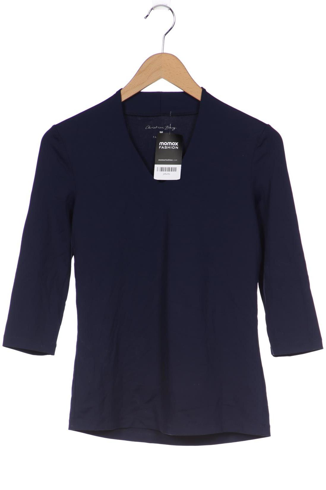 

Christian Berg Damen Langarmshirt, marineblau, Gr. 36