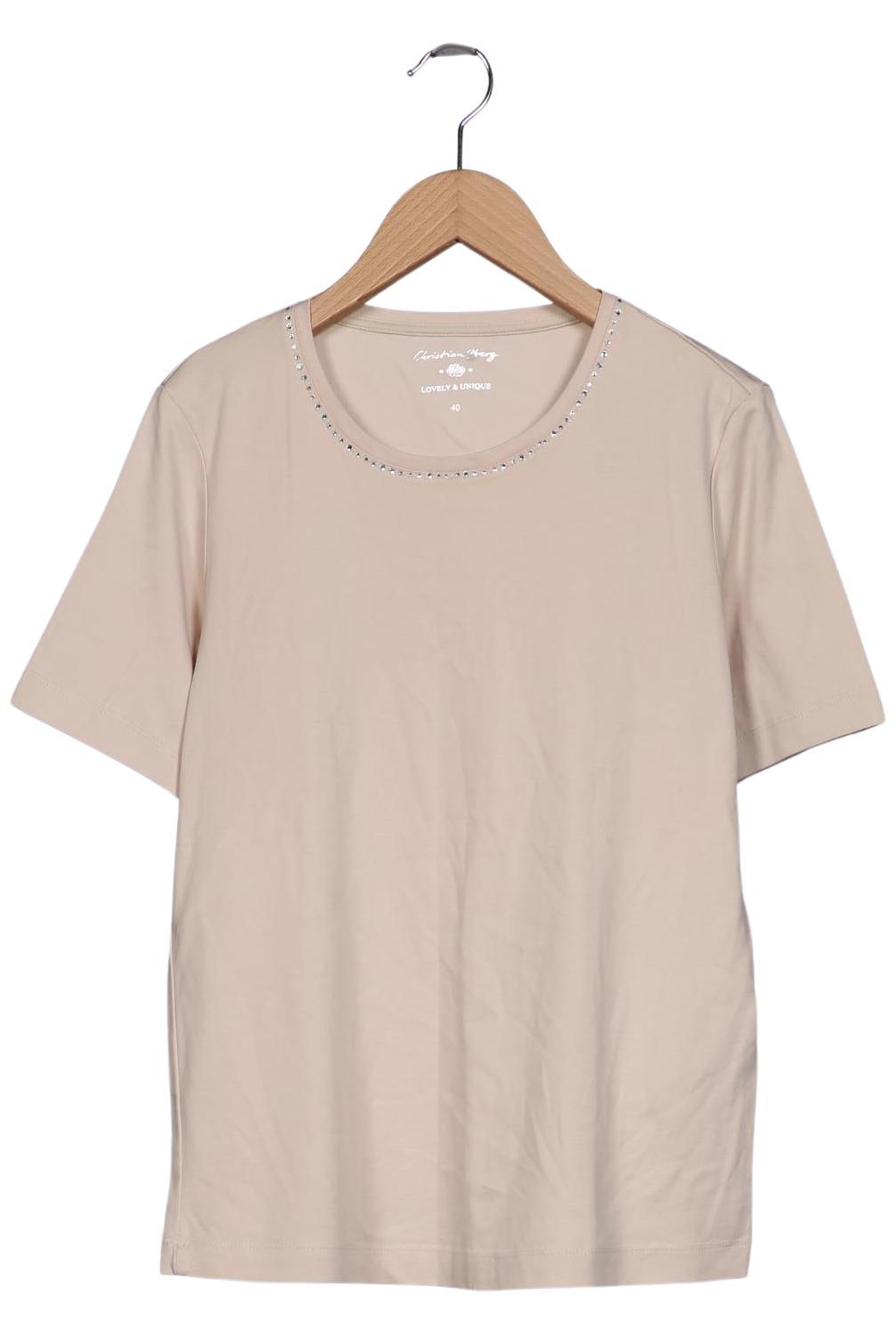 

Christian Berg Damen T-Shirt, beige, Gr. 40