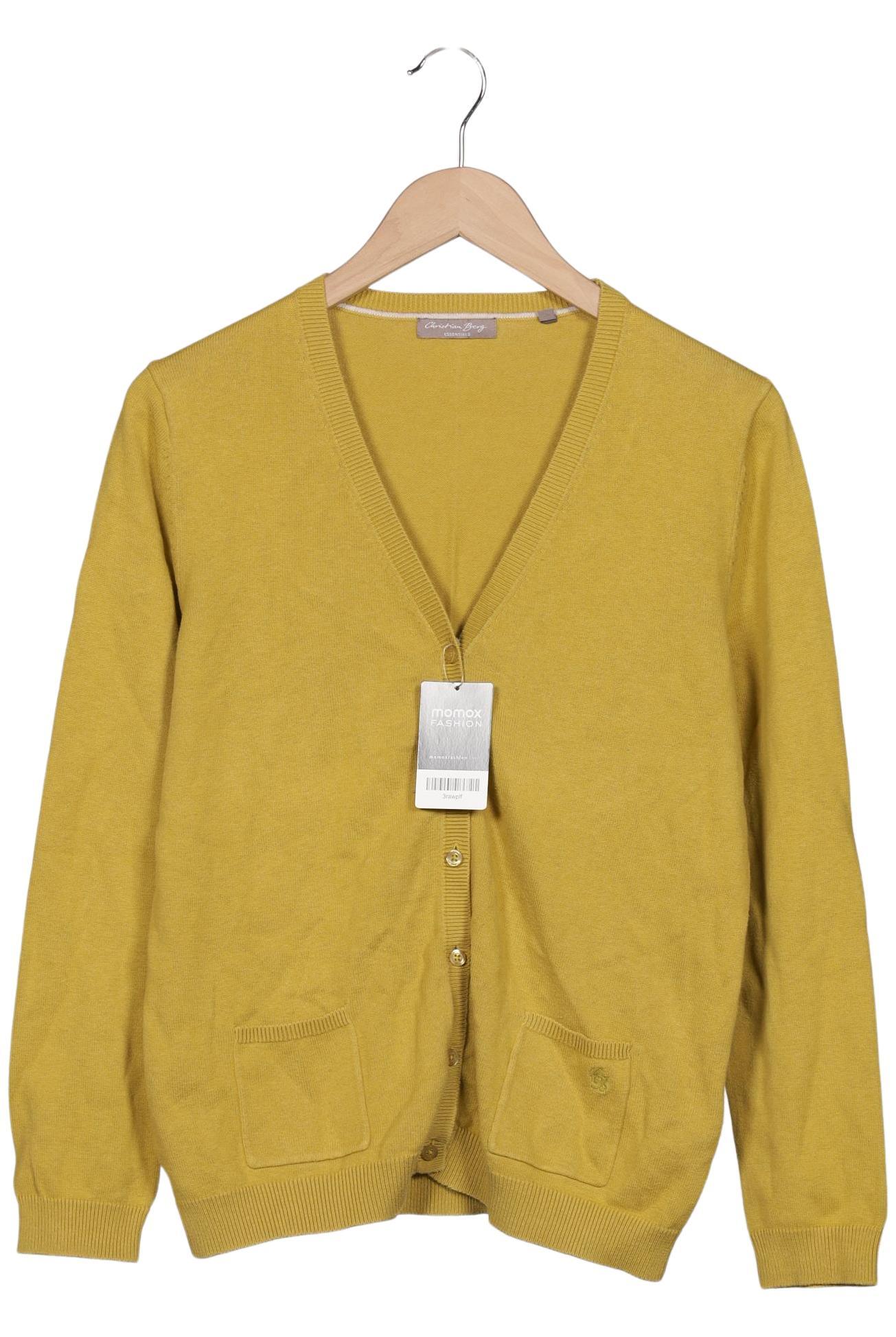 

Christian Berg Damen Strickjacke, gelb, Gr. 42