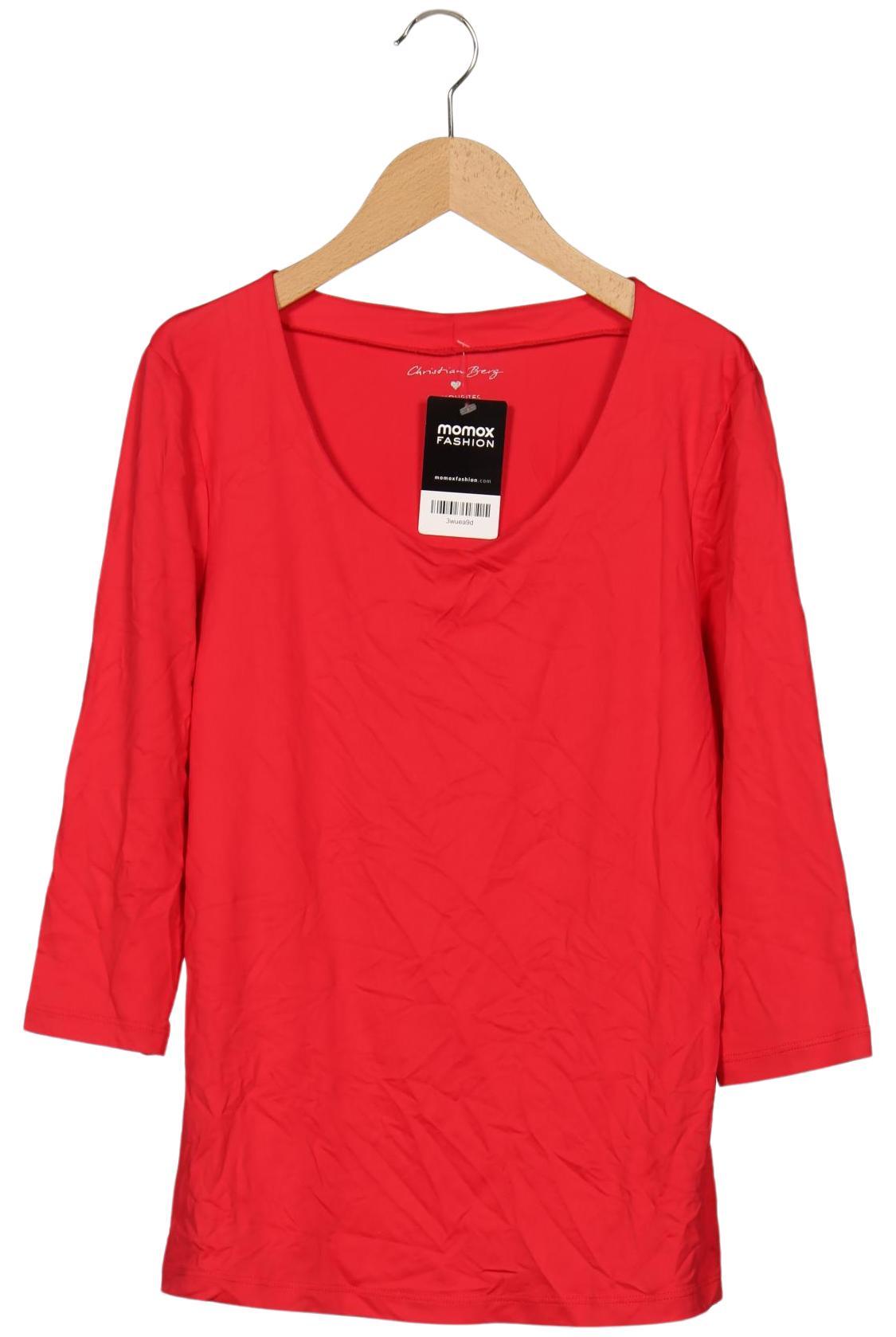 

Christian Berg Damen Langarmshirt, rot, Gr. 40