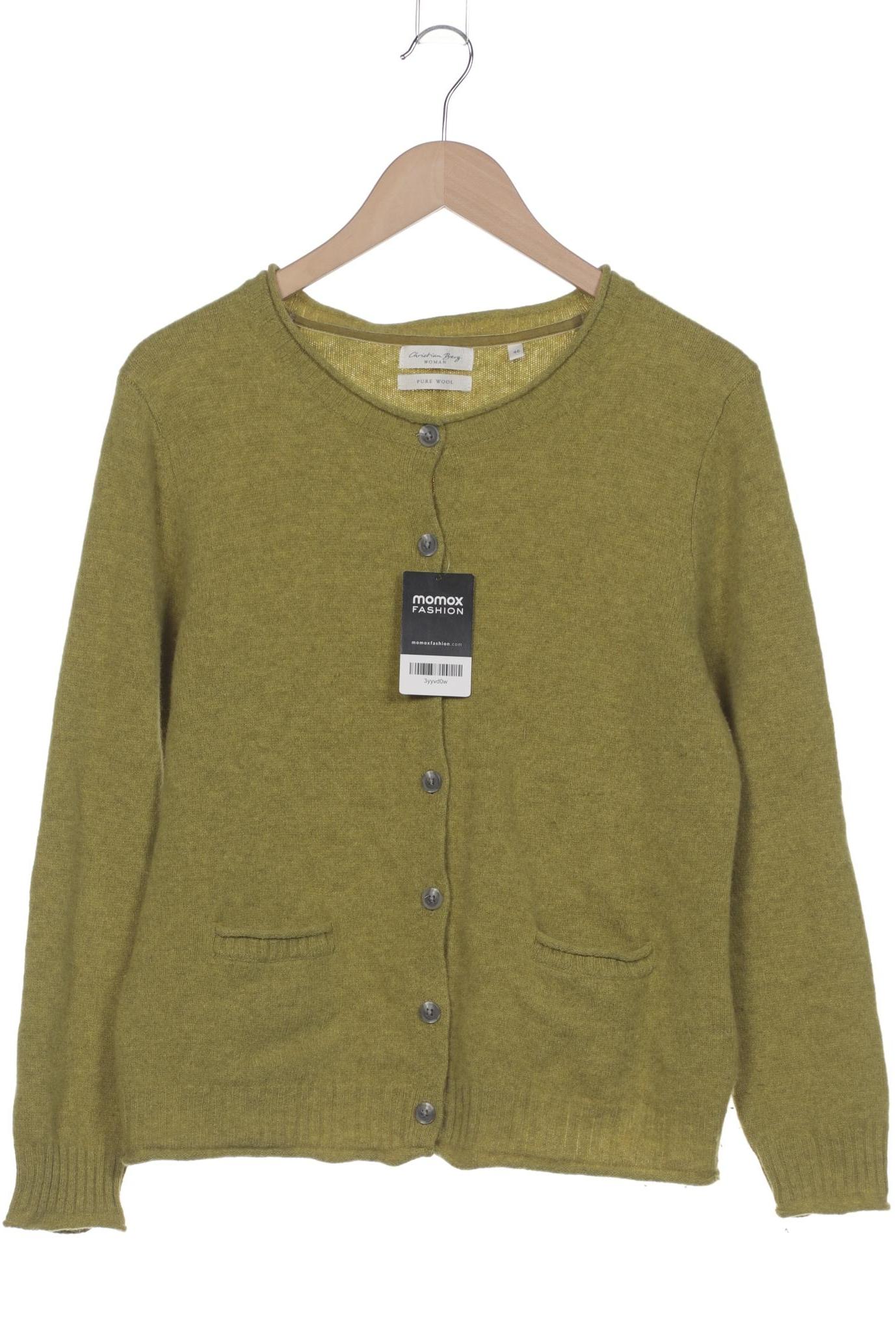 

Christian Berg Damen Strickjacke, grün, Gr. 46