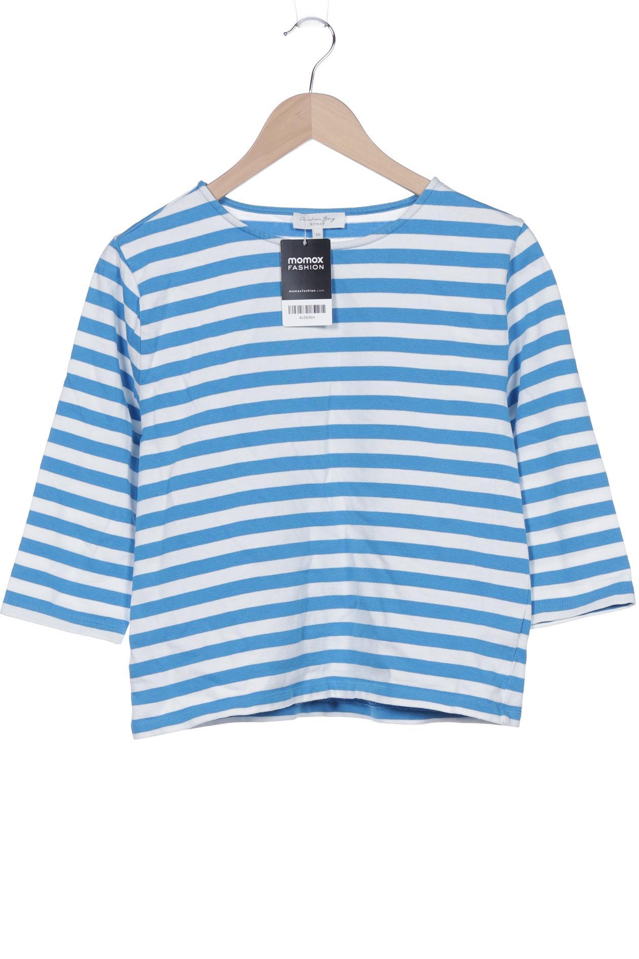 

Christian Berg Damen Langarmshirt, blau, Gr. 36