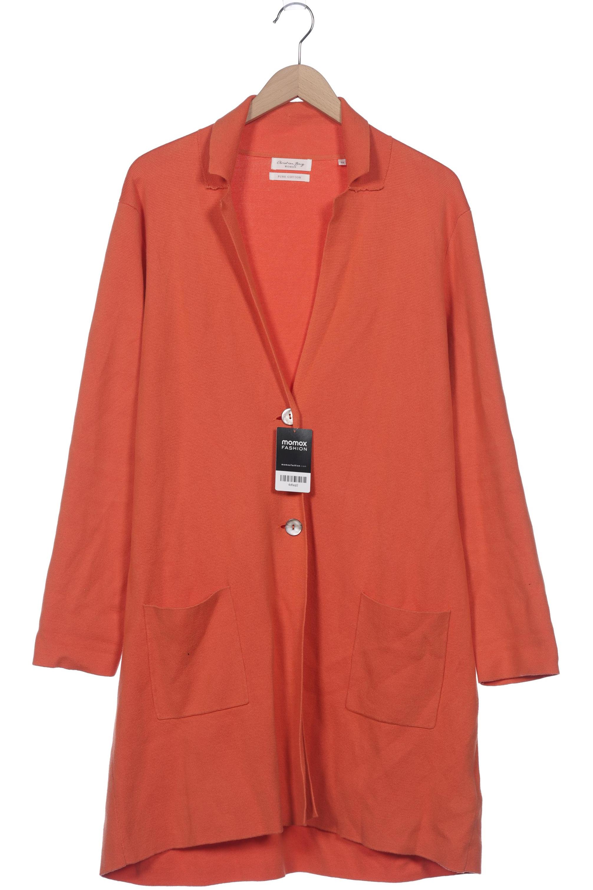 

Christian Berg Damen Strickjacke, orange, Gr. 48