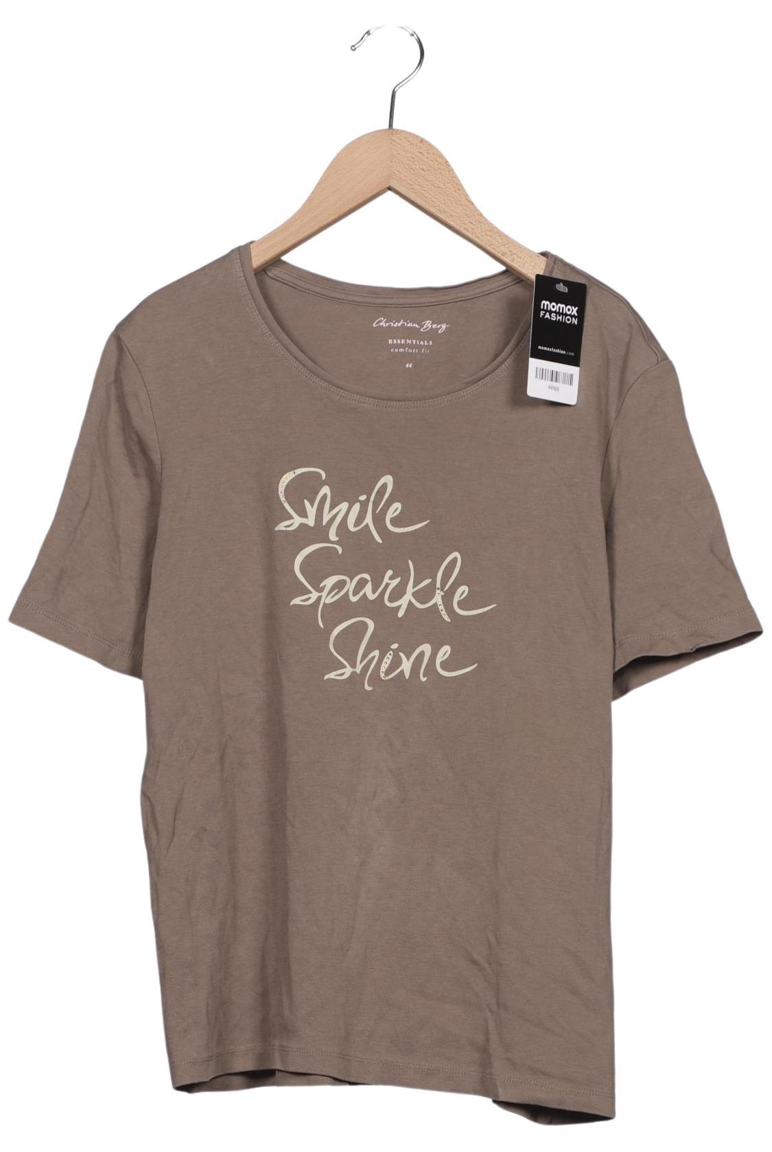 

Christian Berg Damen T-Shirt, braun, Gr. 44
