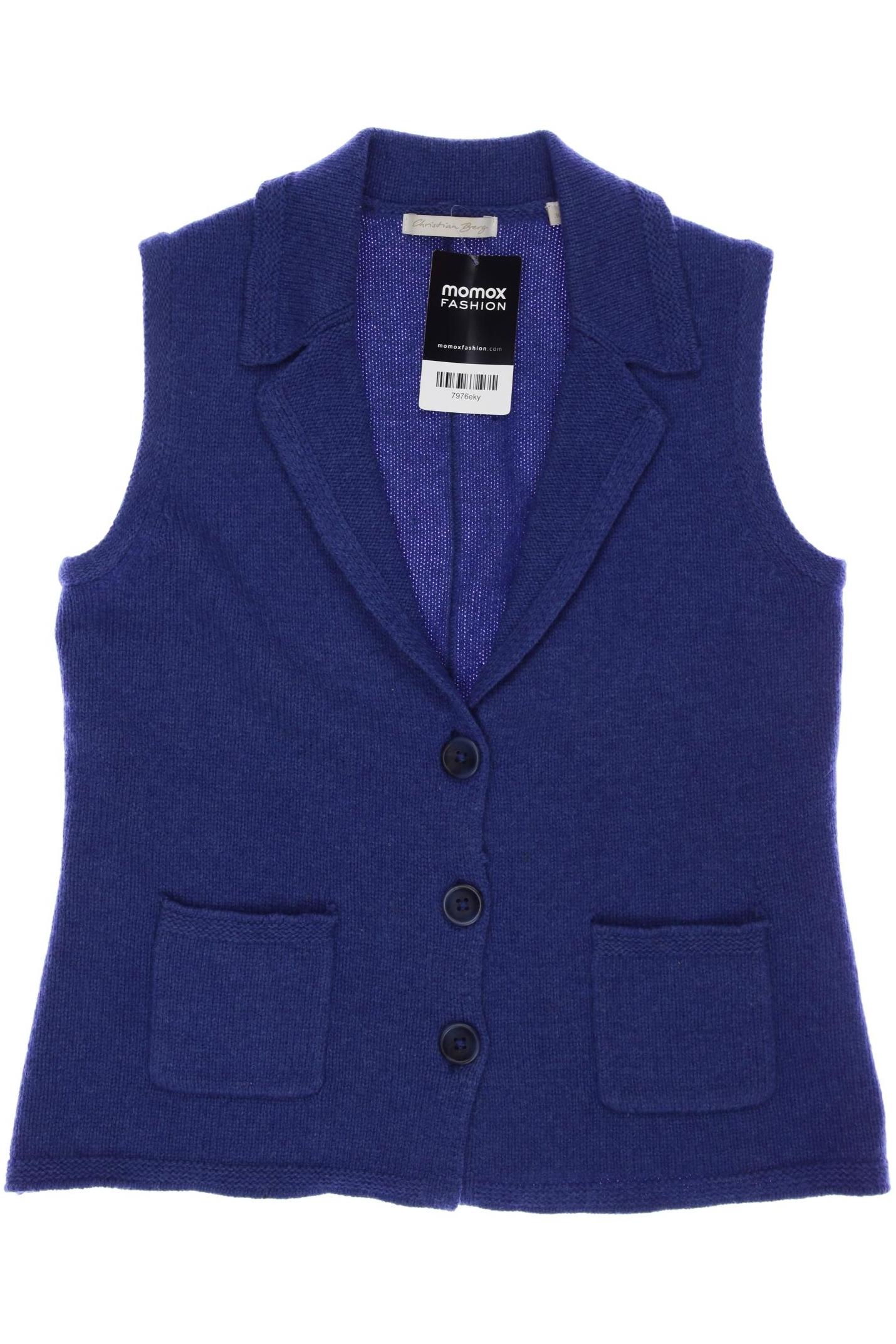

Christian Berg Damen Strickjacke, blau, Gr. 36