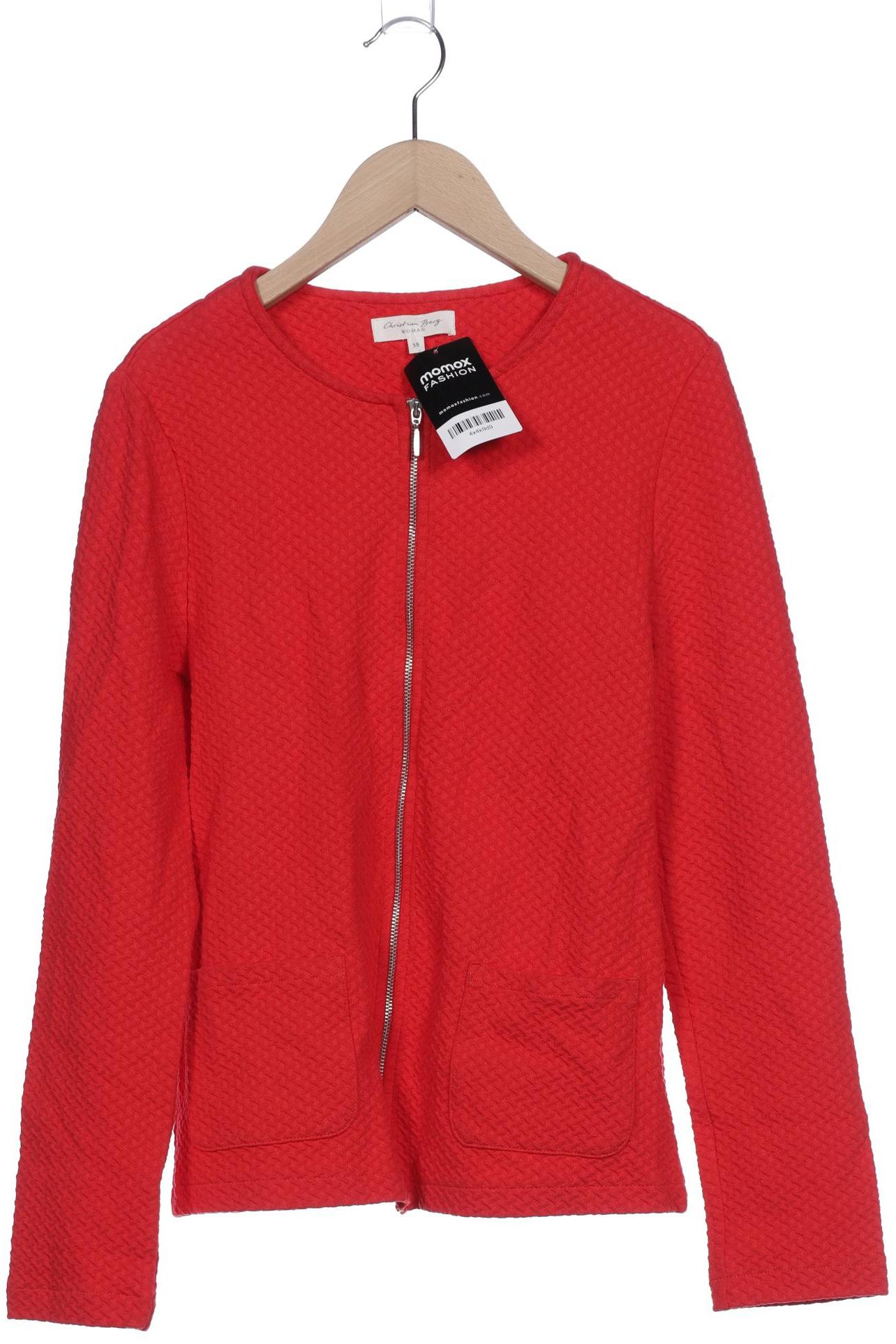 

Christian Berg Damen Strickjacke, rot, Gr. 38