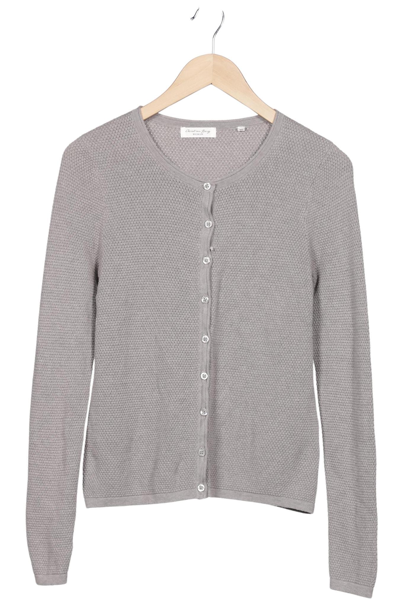 

Christian Berg Damen Strickjacke, grau, Gr. 36