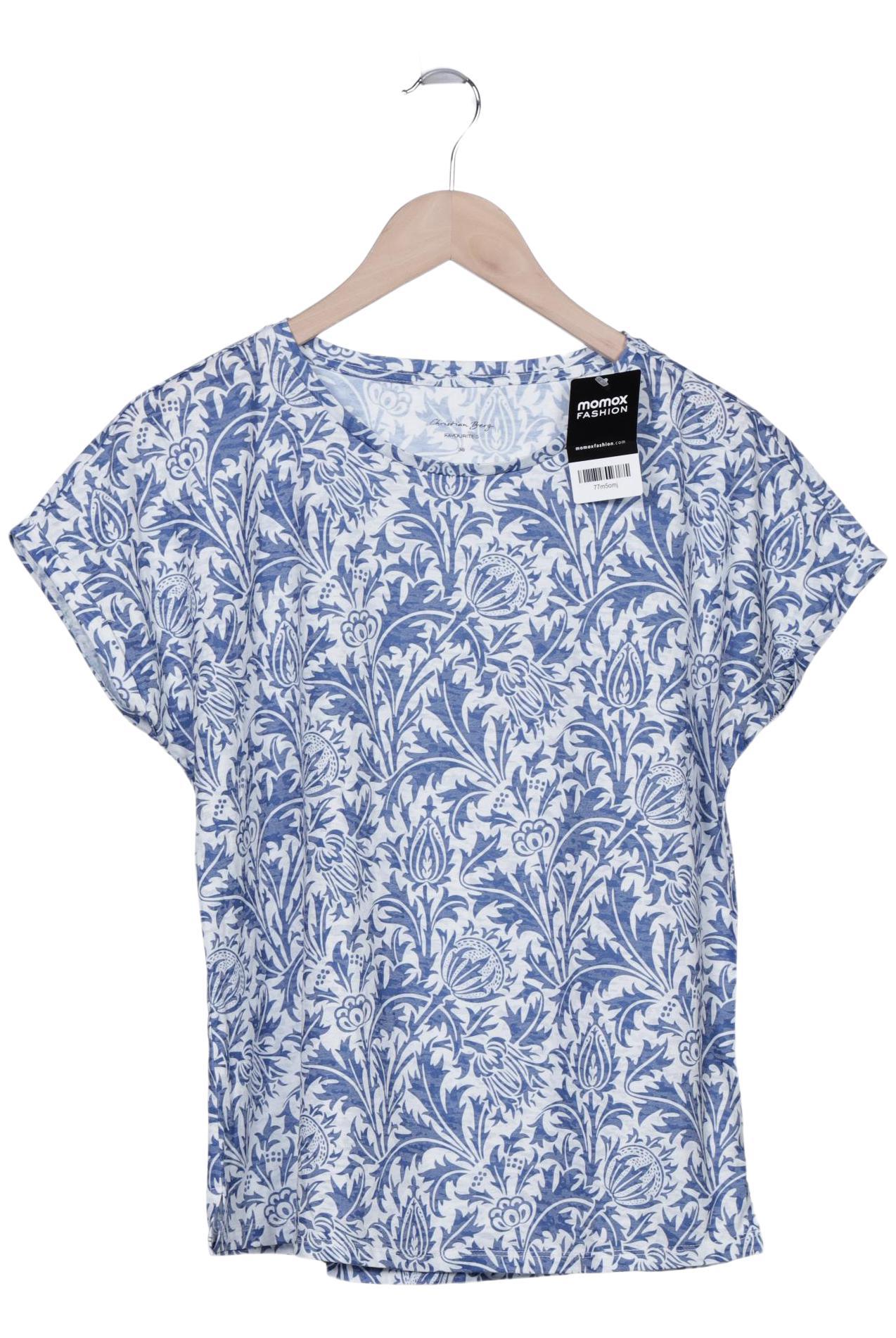 

Christian Berg Damen T-Shirt, blau, Gr. 38