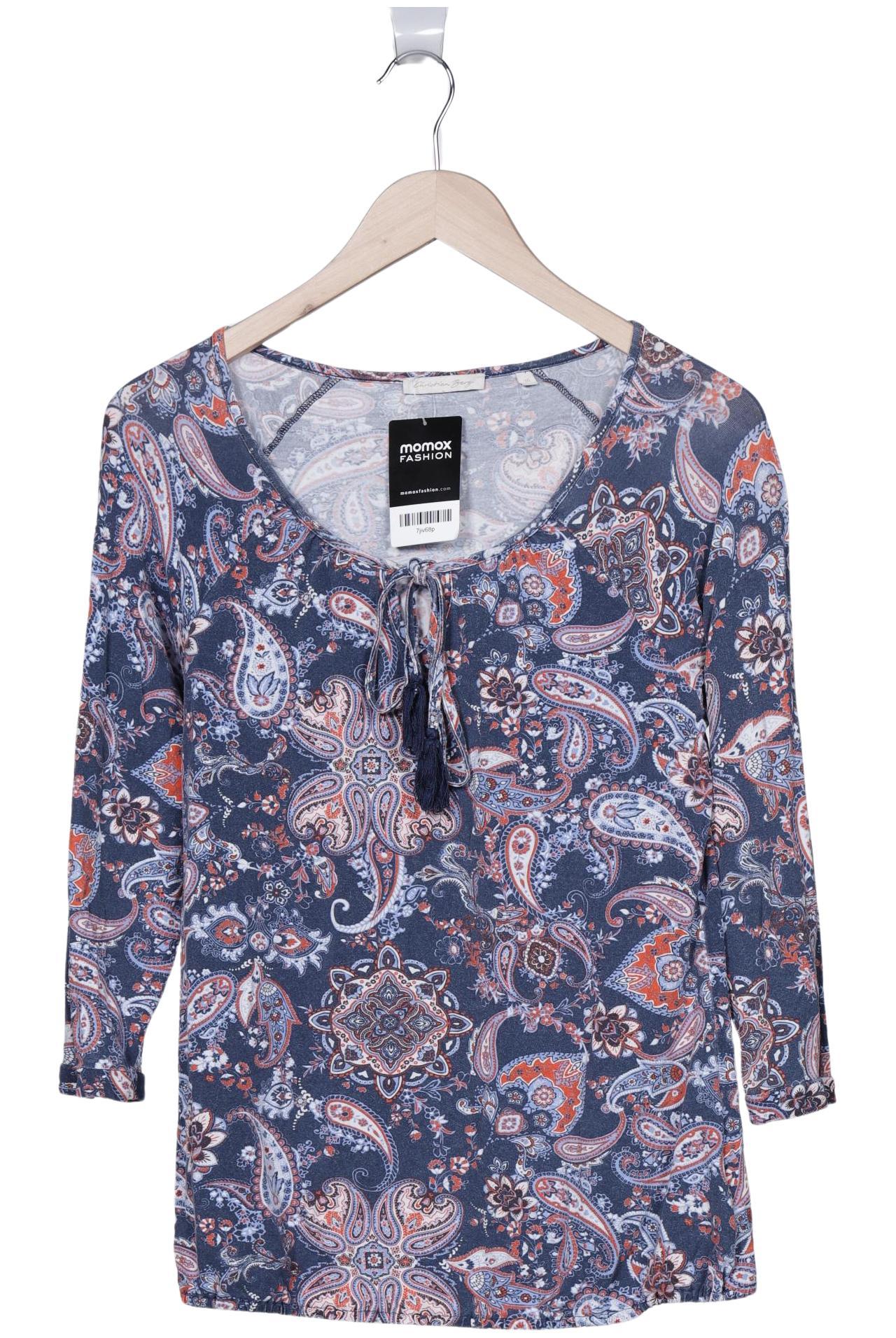 

Christian Berg Damen Langarmshirt, blau, Gr. 36