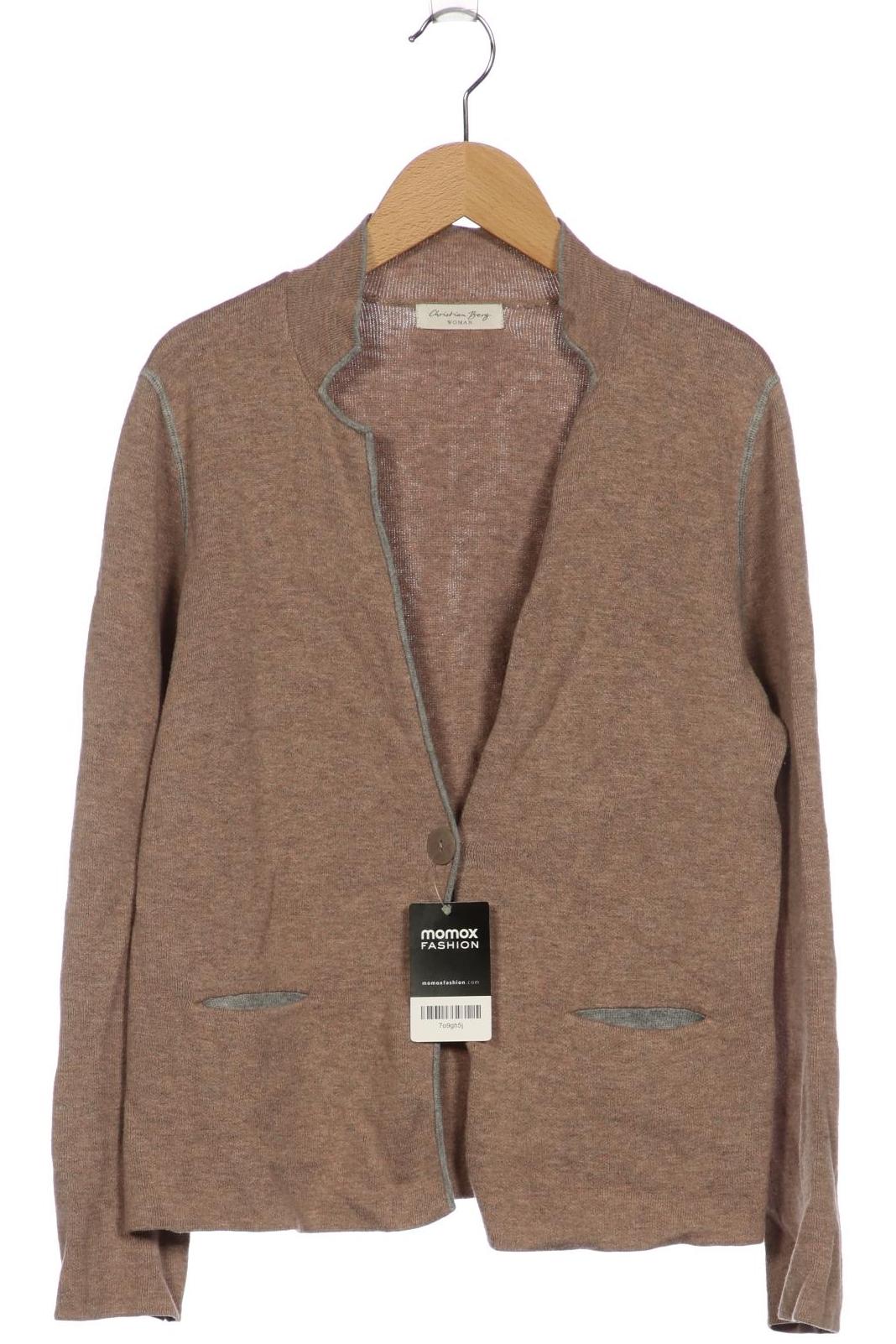 

Christian Berg Damen Strickjacke, braun, Gr. 38