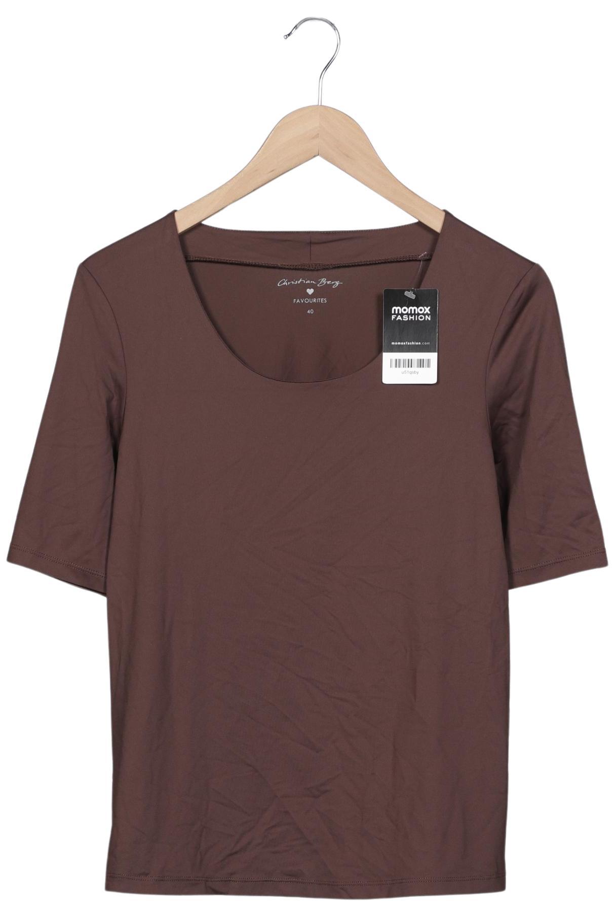 

Christian Berg Damen T-Shirt, braun, Gr. 40
