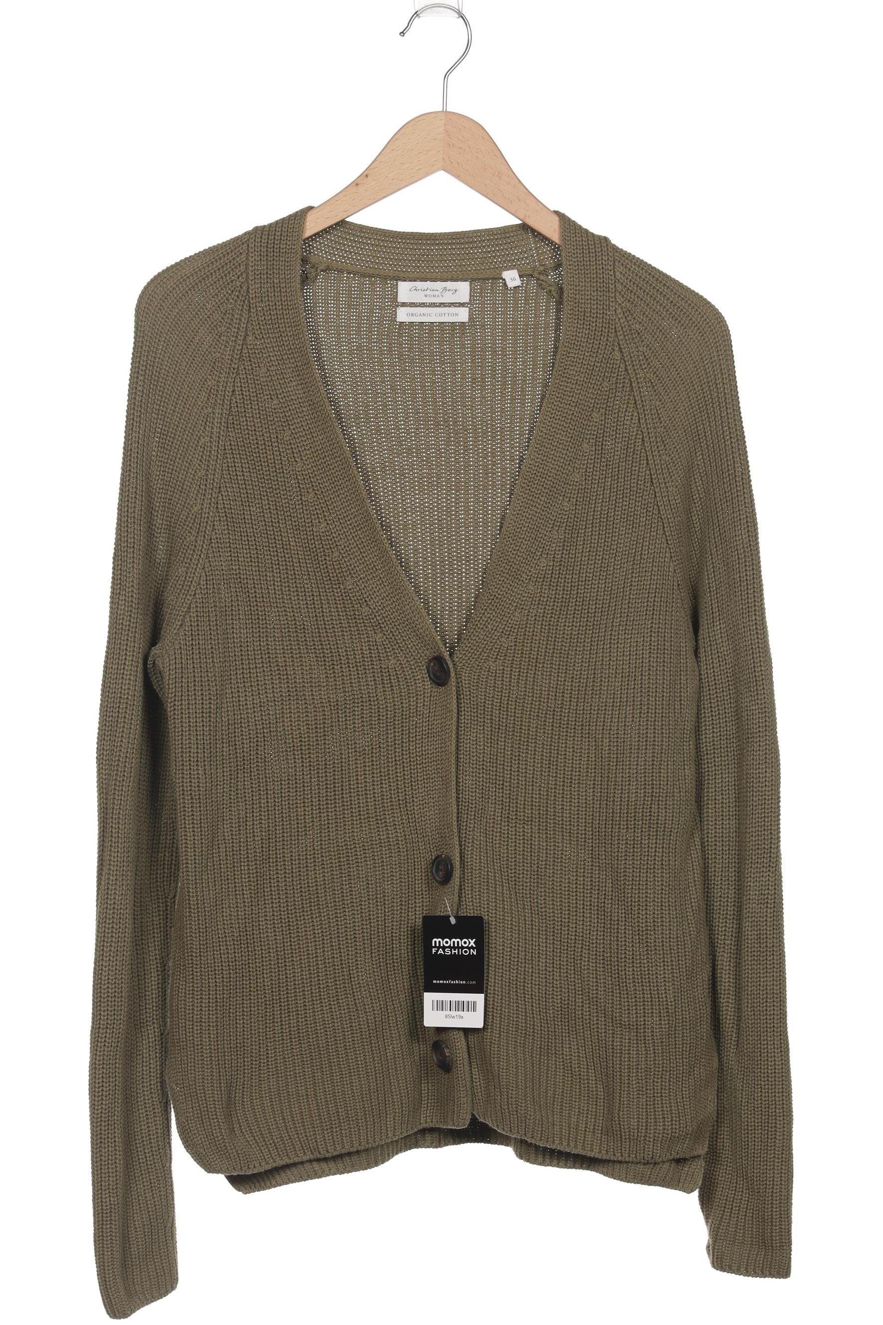

Christian Berg Damen Strickjacke, grün, Gr. 36