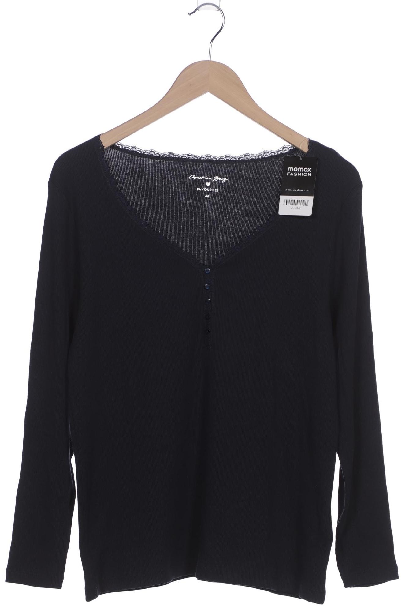 

Christian Berg Damen Langarmshirt, marineblau, Gr. 48