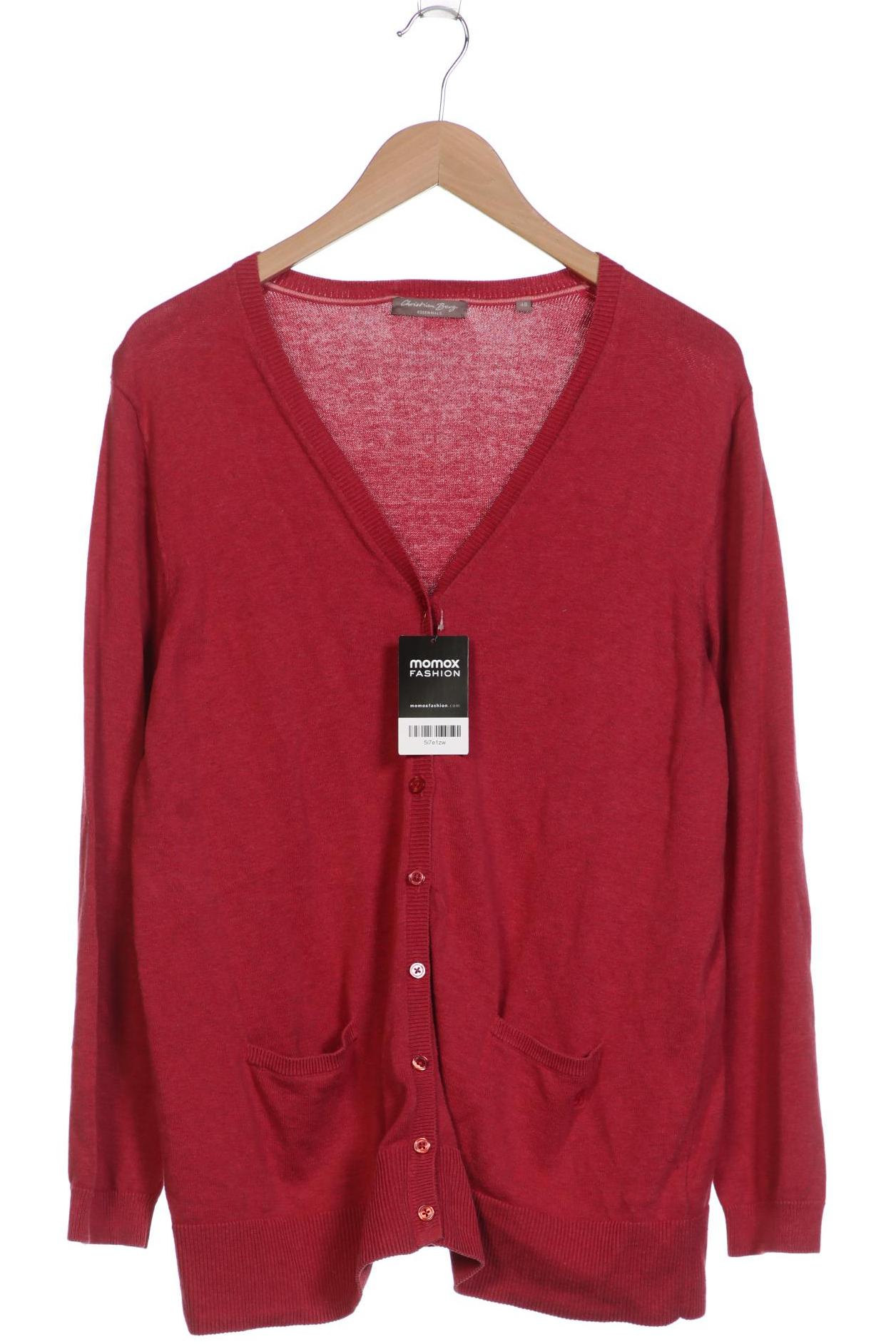 

Christian Berg Damen Strickjacke, rot, Gr. 48