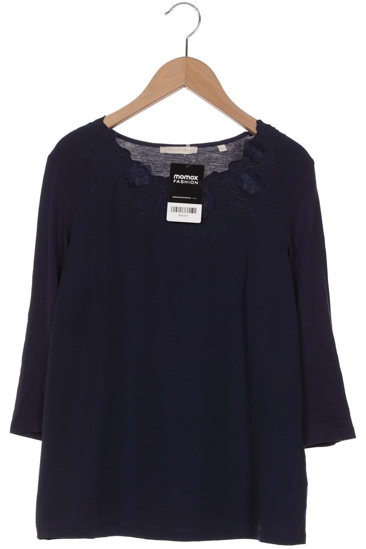

Christian Berg Damen Langarmshirt, marineblau, Gr. 36