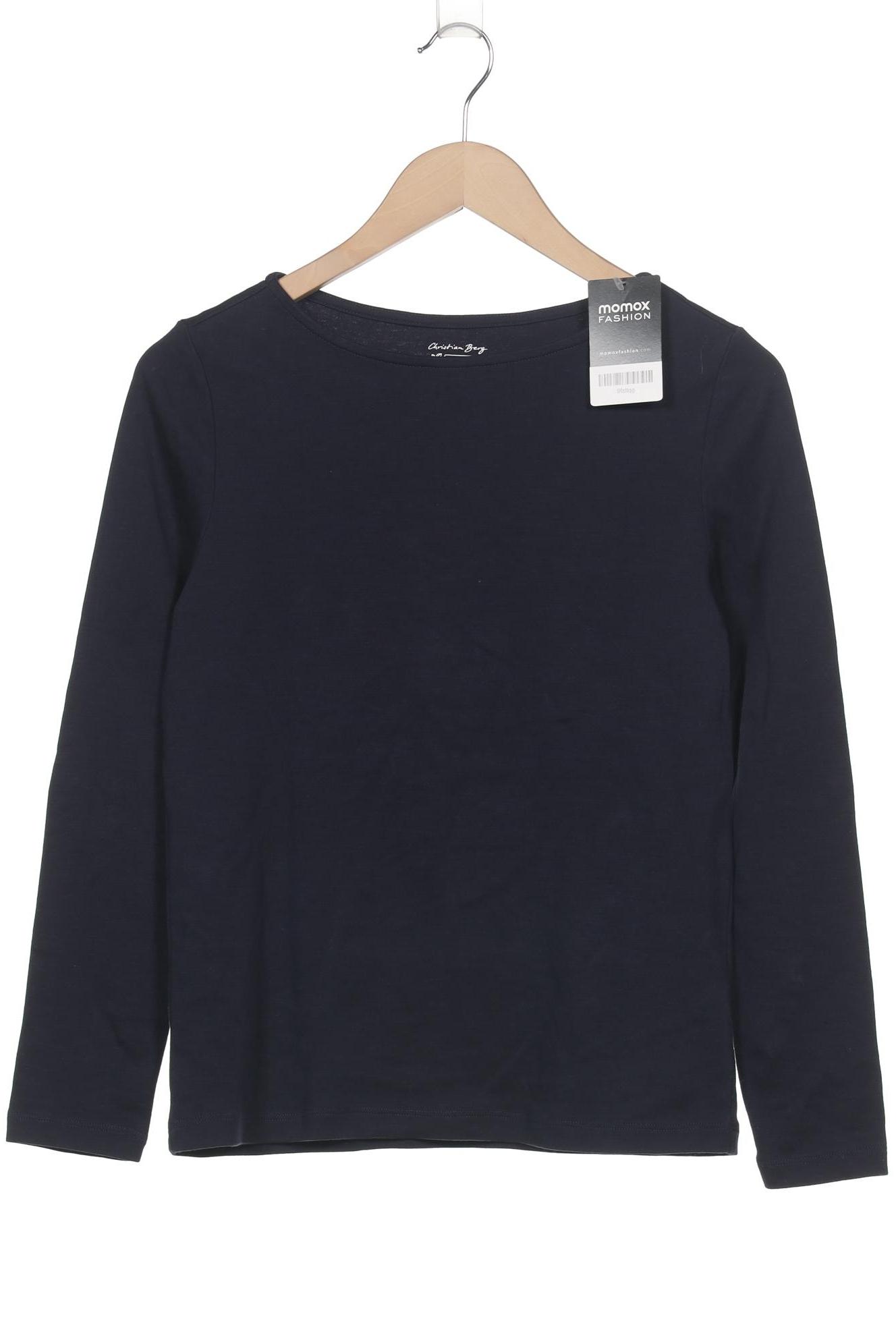 

Christian Berg Damen Langarmshirt, marineblau, Gr. 38