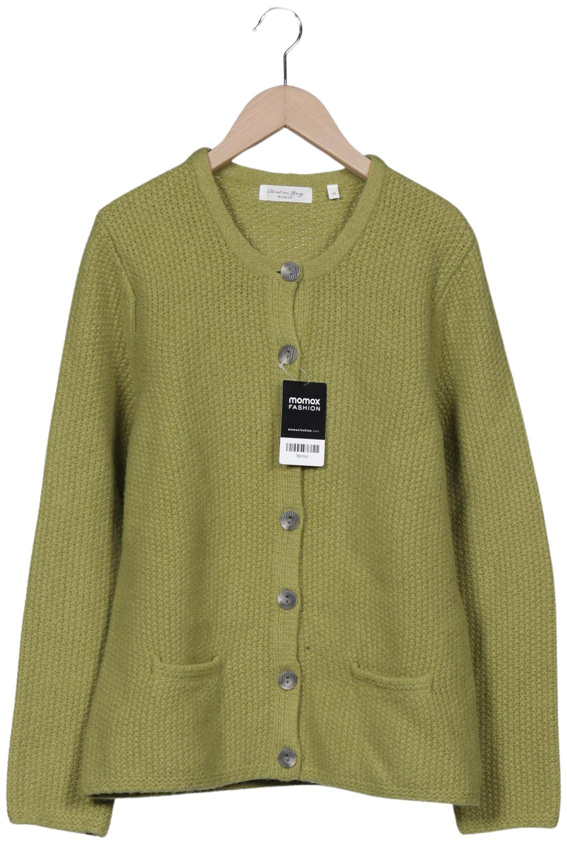 

Christian Berg Damen Strickjacke, grün, Gr. 40