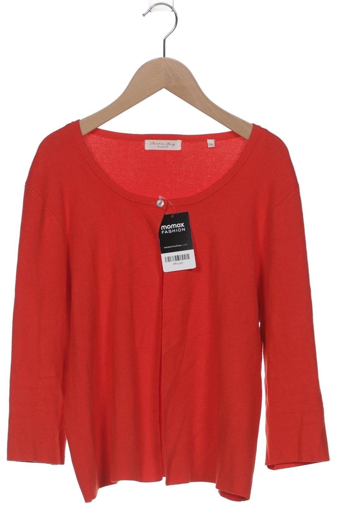 

Christian Berg Damen Strickjacke, rot, Gr. 44