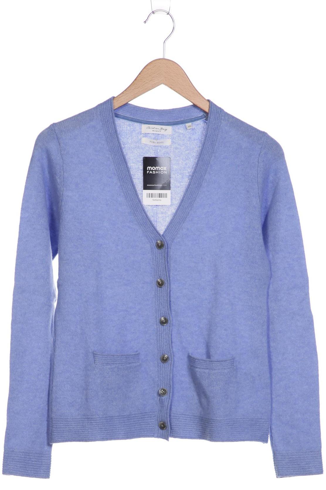 

Christian Berg Damen Strickjacke, blau, Gr. 34