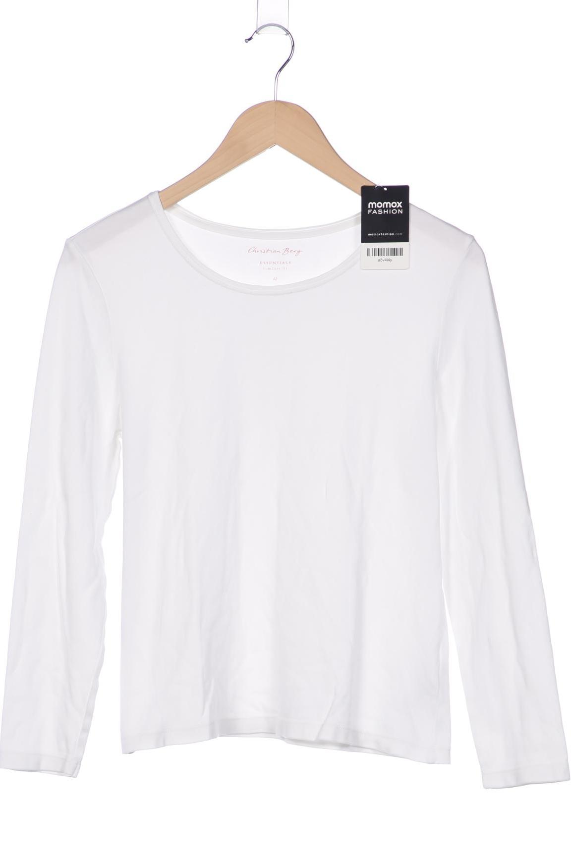 

Christian Berg Damen Langarmshirt, weiß, Gr. 42