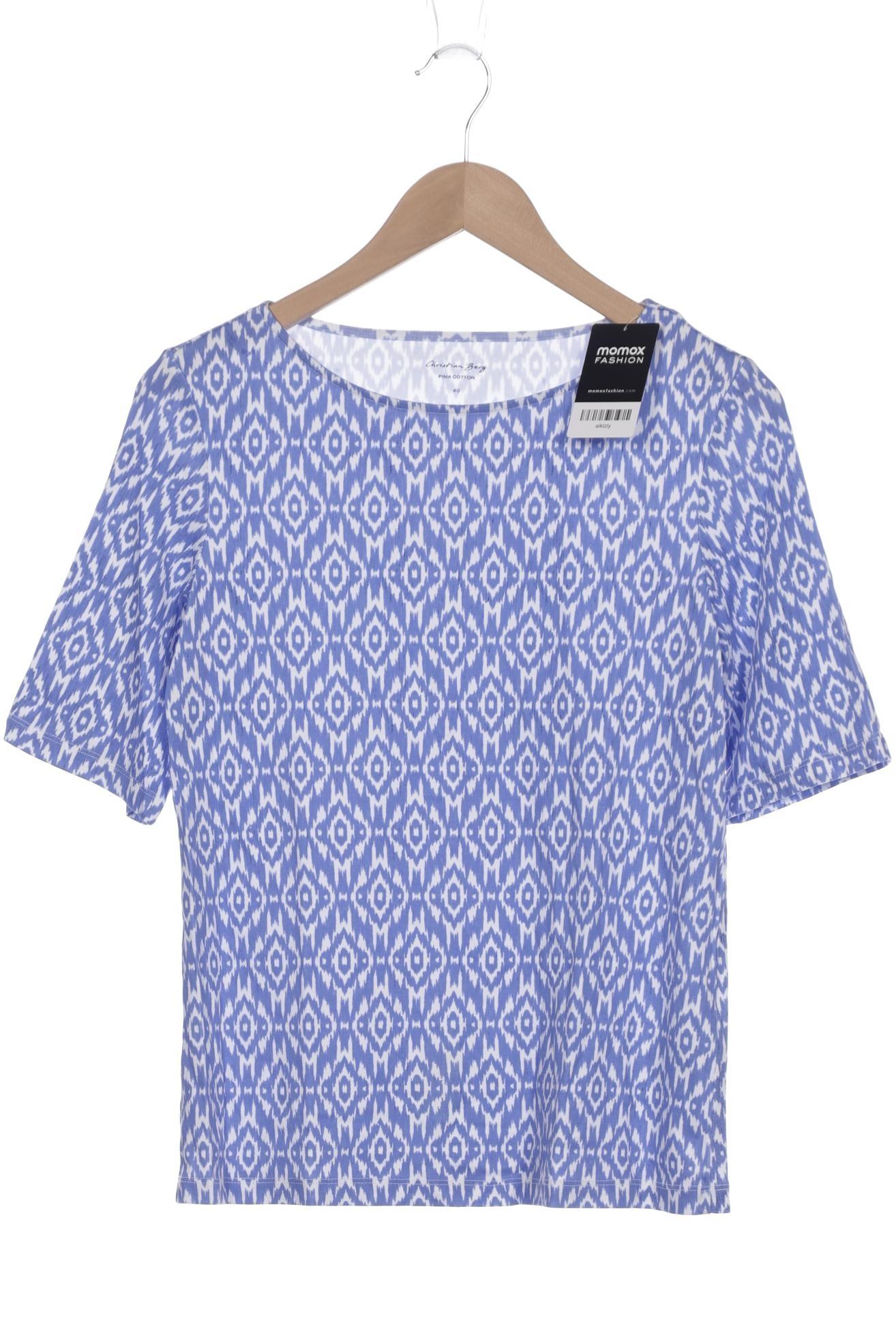 

Christian Berg Damen T-Shirt, blau, Gr. 40