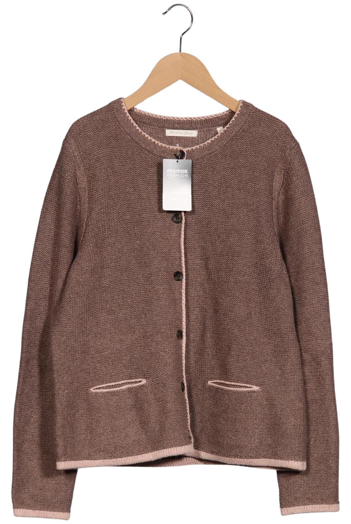 

Christian Berg Damen Strickjacke, braun, Gr. 42