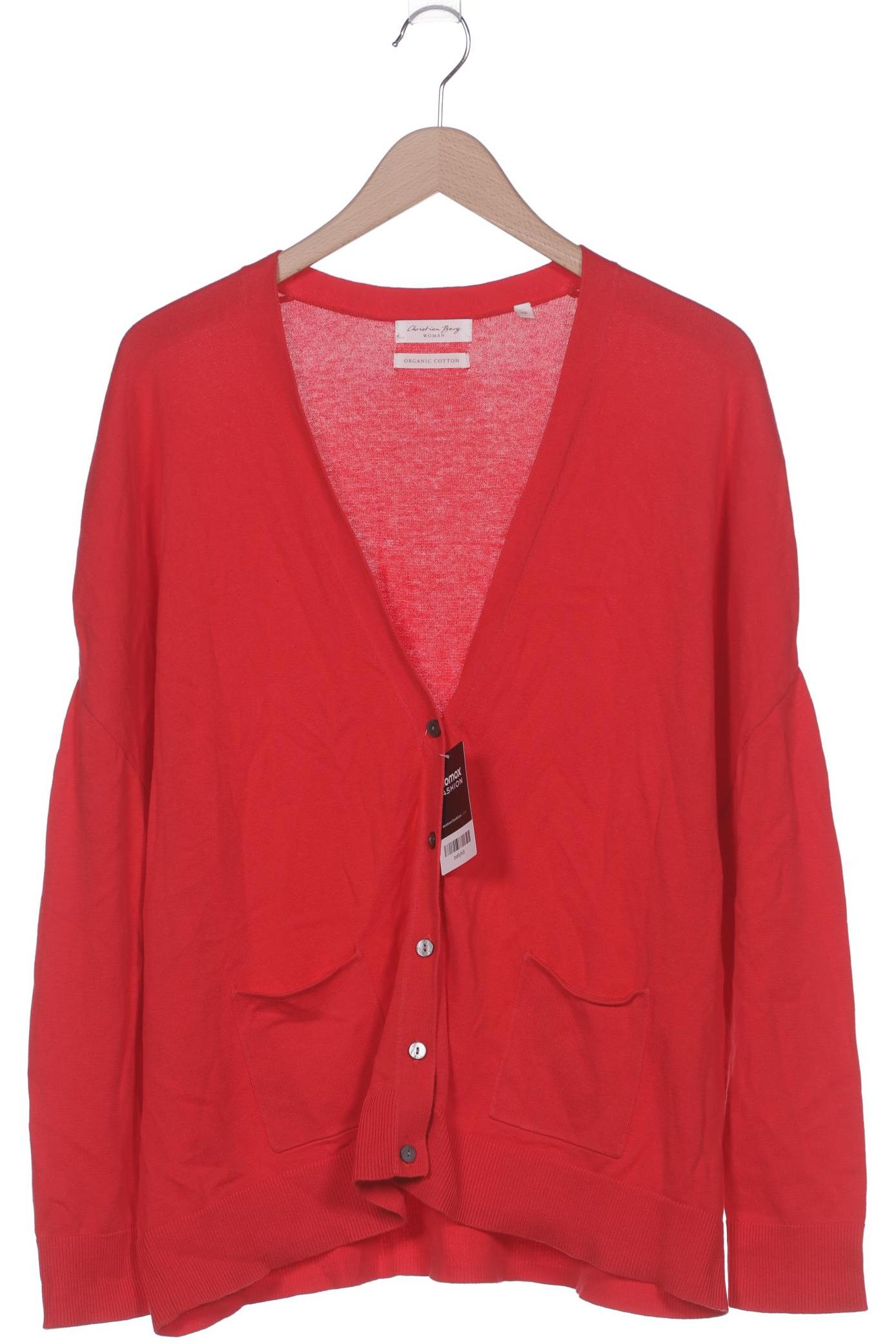 

Christian Berg Damen Strickjacke, rot, Gr. 46