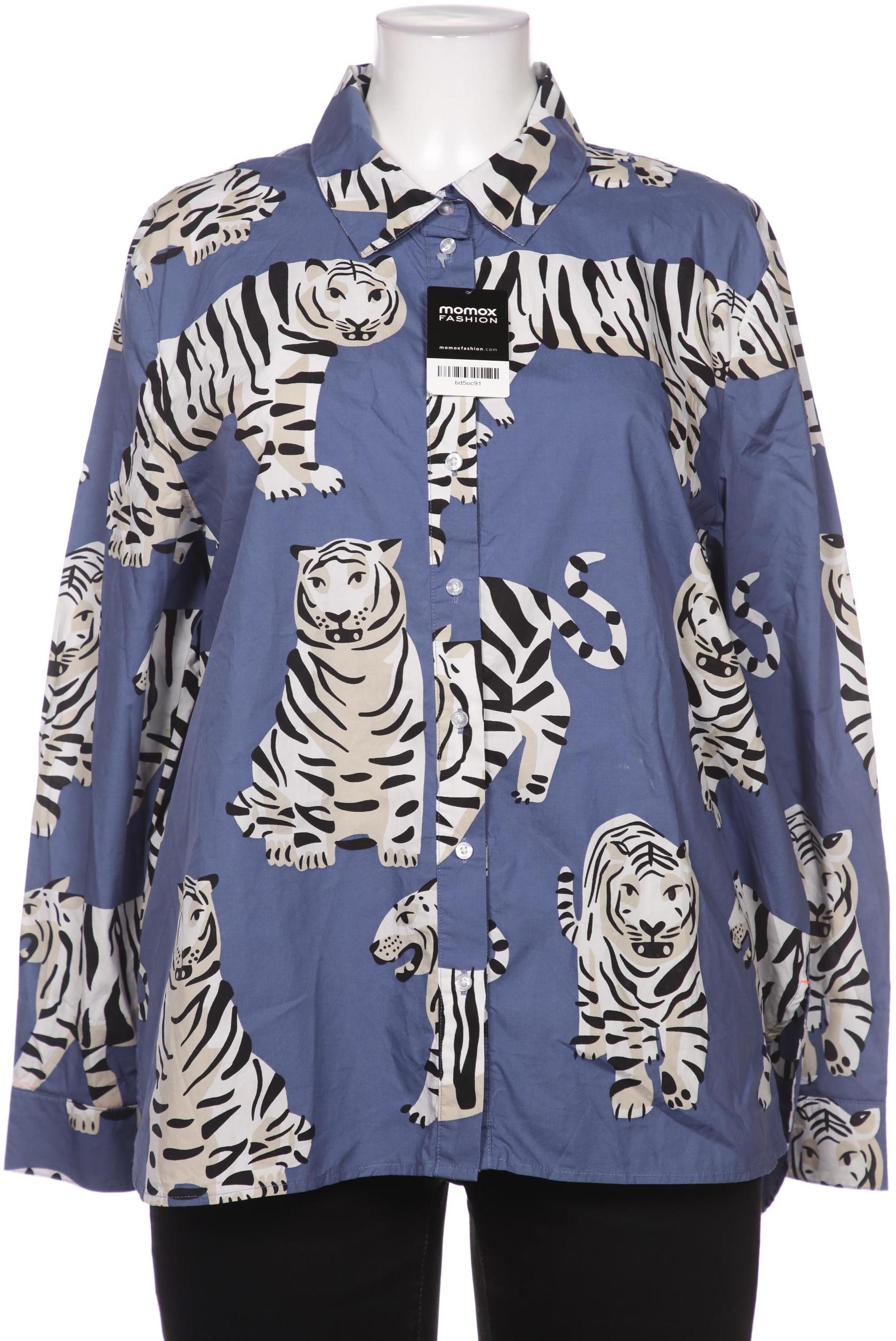 

Christian Berg Damen Bluse, blau, Gr. 48