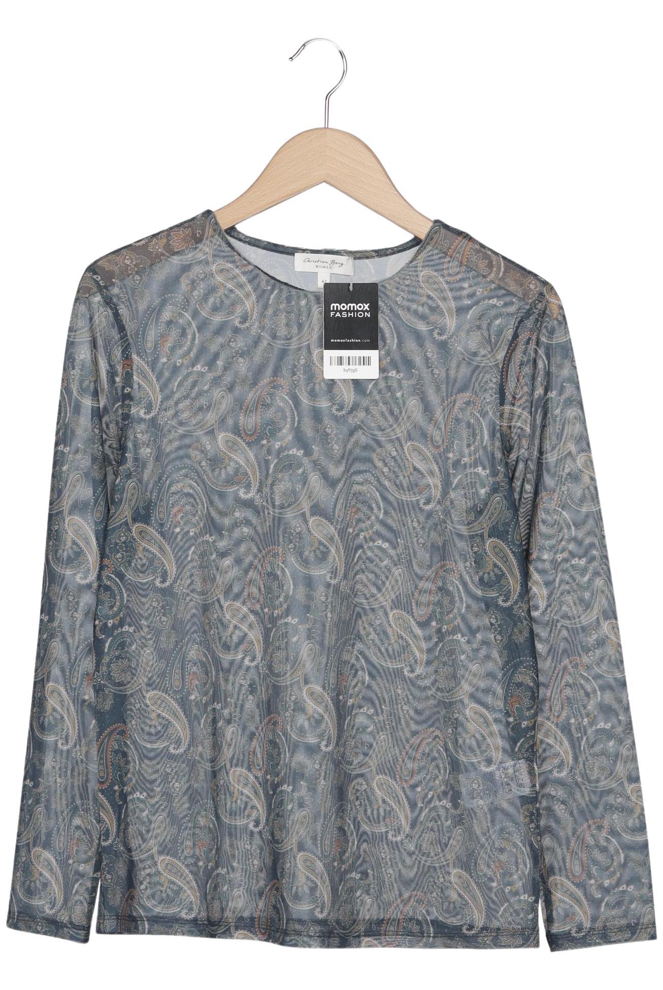 

Christian Berg Damen Langarmshirt, blau, Gr. 42