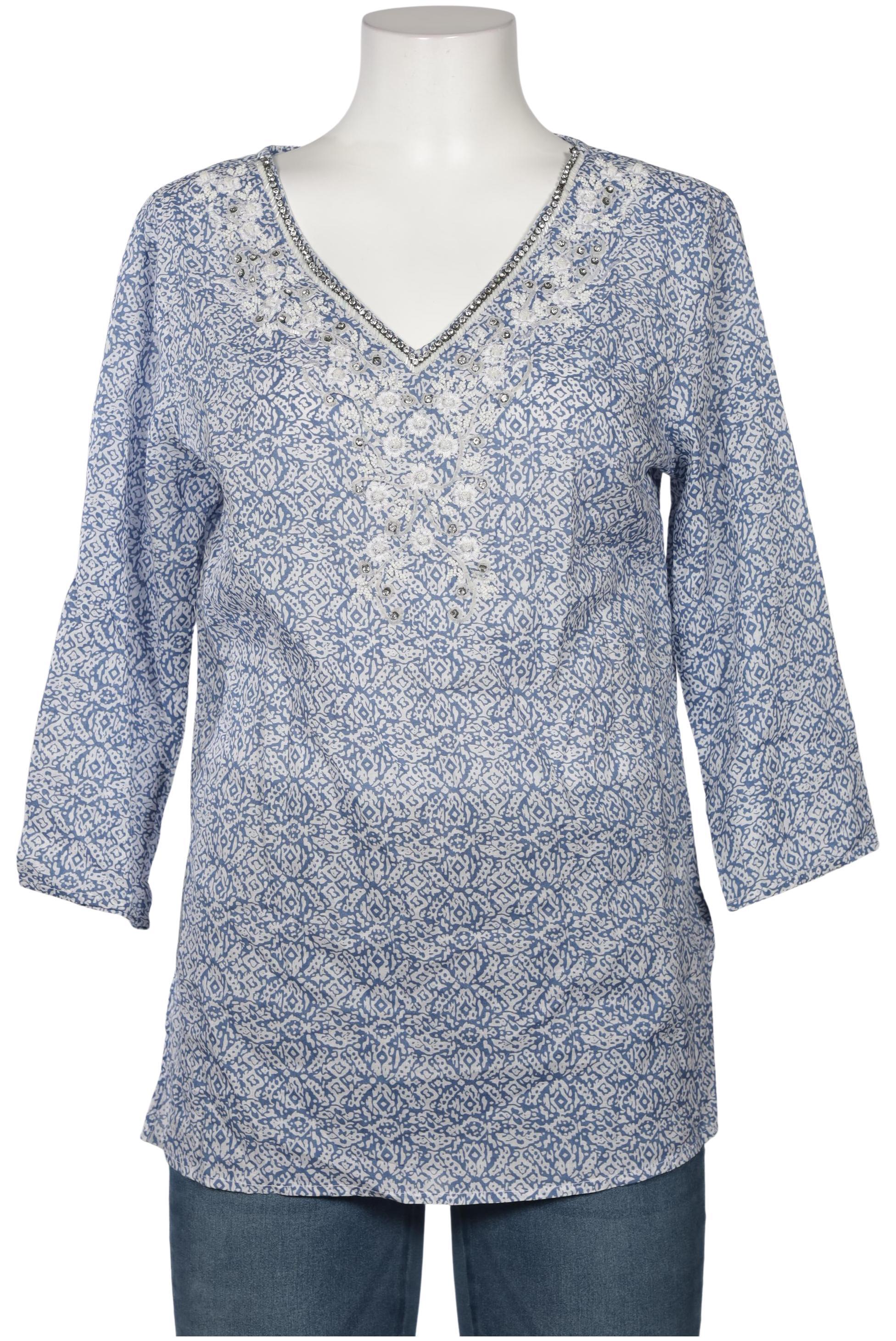 

Christian Berg Damen Bluse, blau, Gr. 38