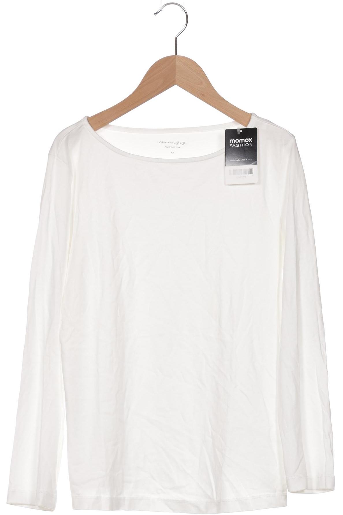 

Christian Berg Damen Langarmshirt, weiß, Gr. 42