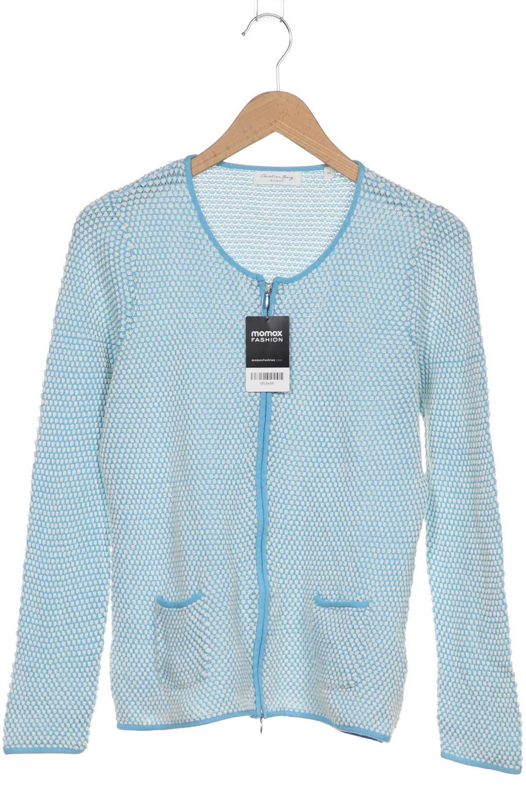 

Christian Berg Damen Strickjacke, blau, Gr. 44