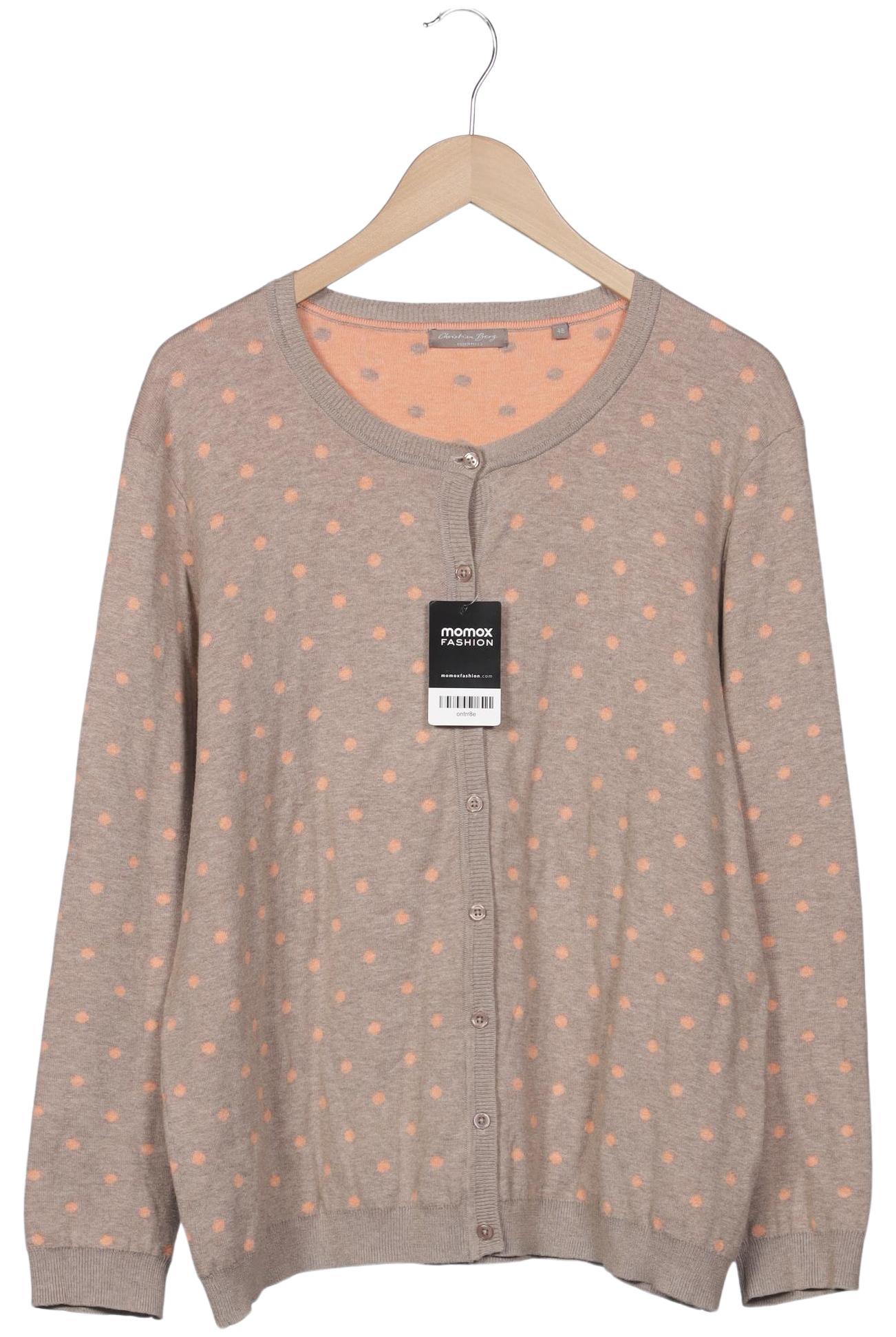 

Christian Berg Damen Strickjacke, beige, Gr. 48