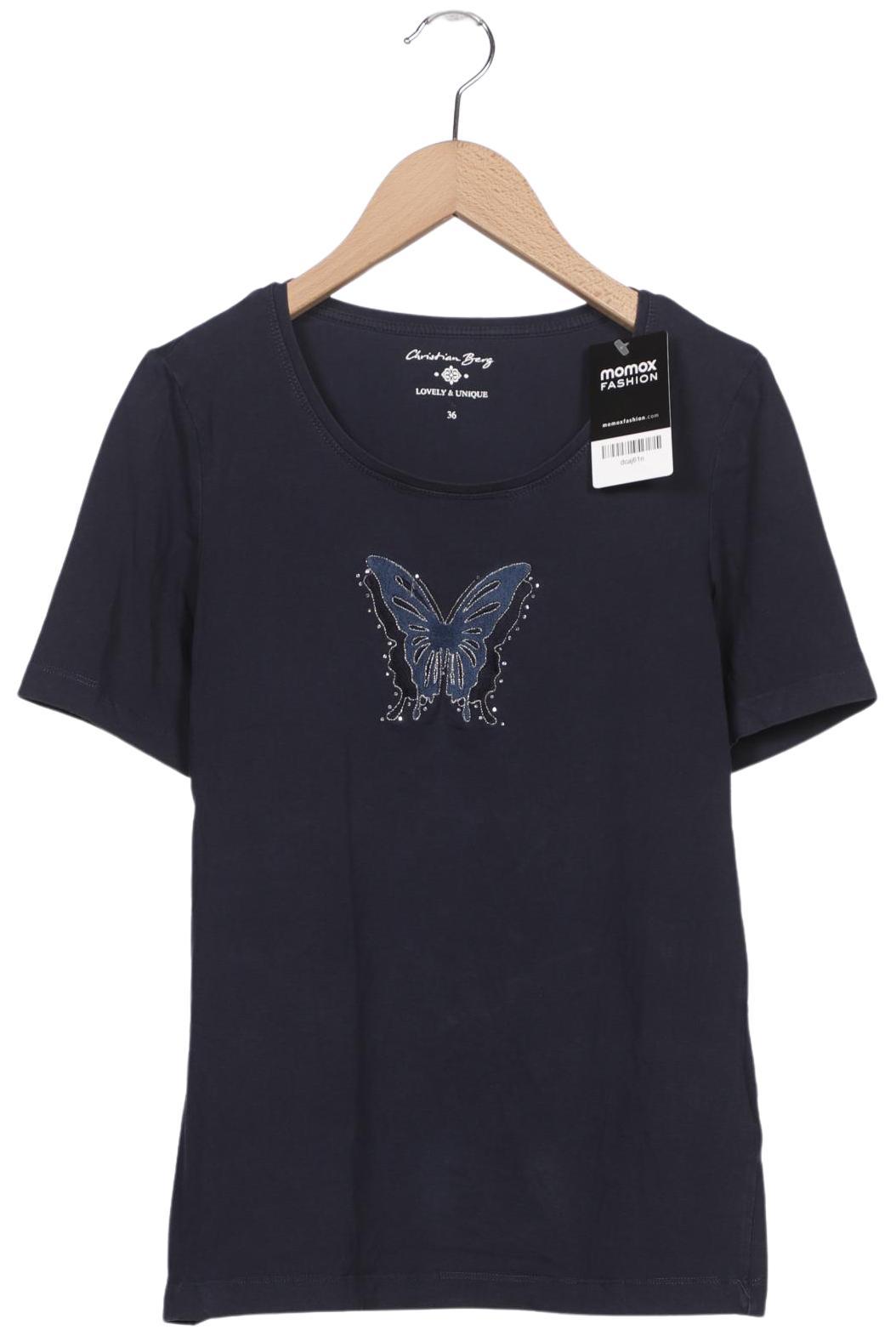 

Christian Berg Damen T-Shirt, marineblau, Gr. 36