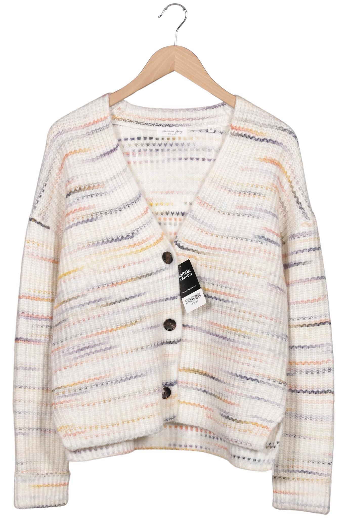 

Christian Berg Damen Strickjacke, weiß, Gr. 36