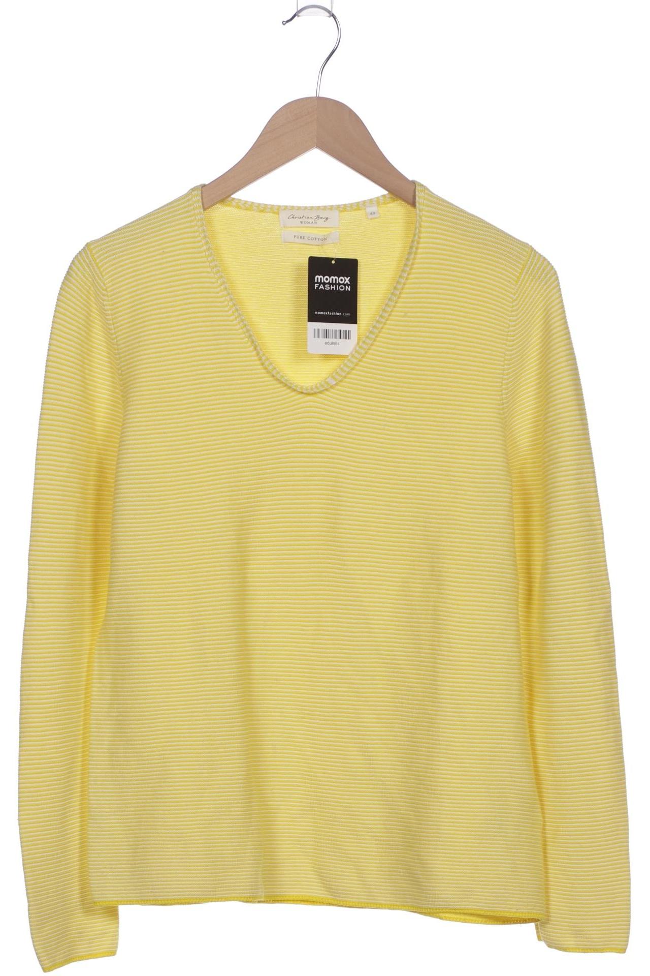 

Christian Berg Damen Pullover, gelb, Gr. 40